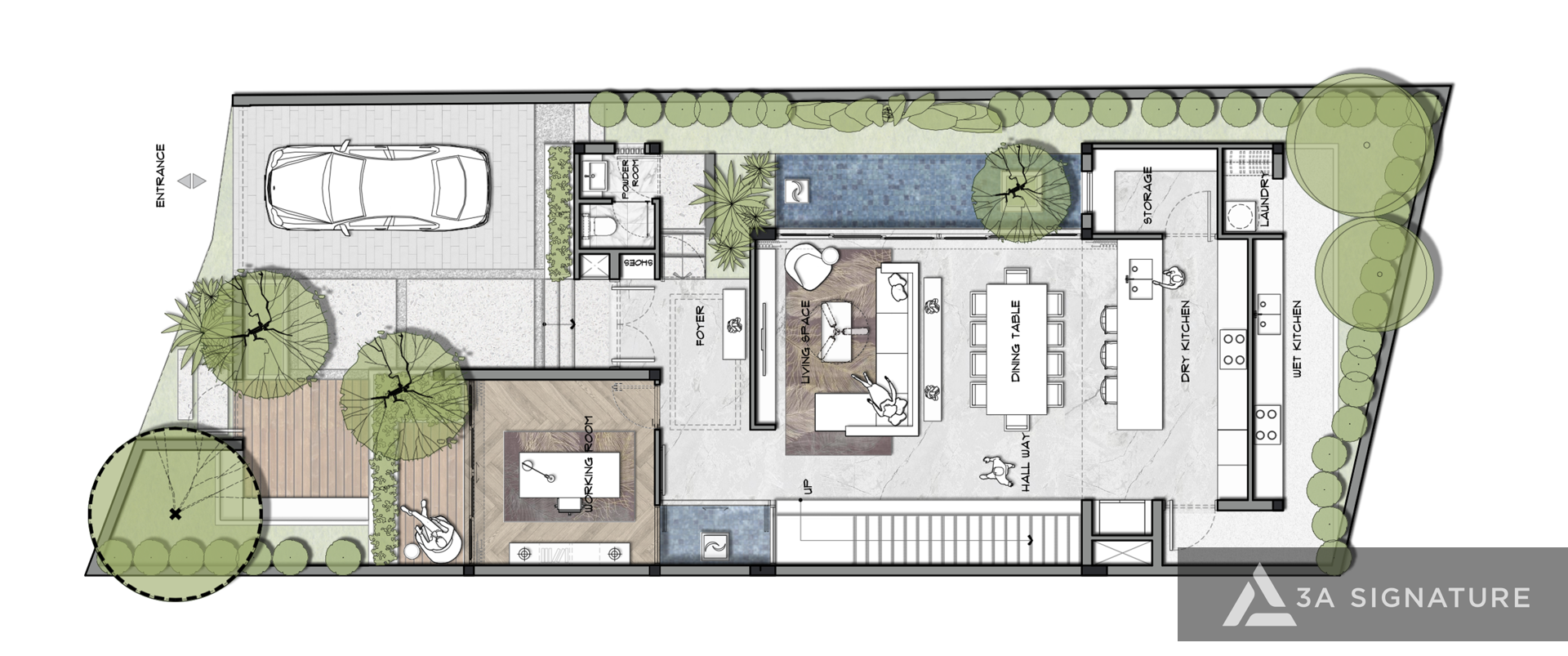 01. Mặt bằng tầng 1