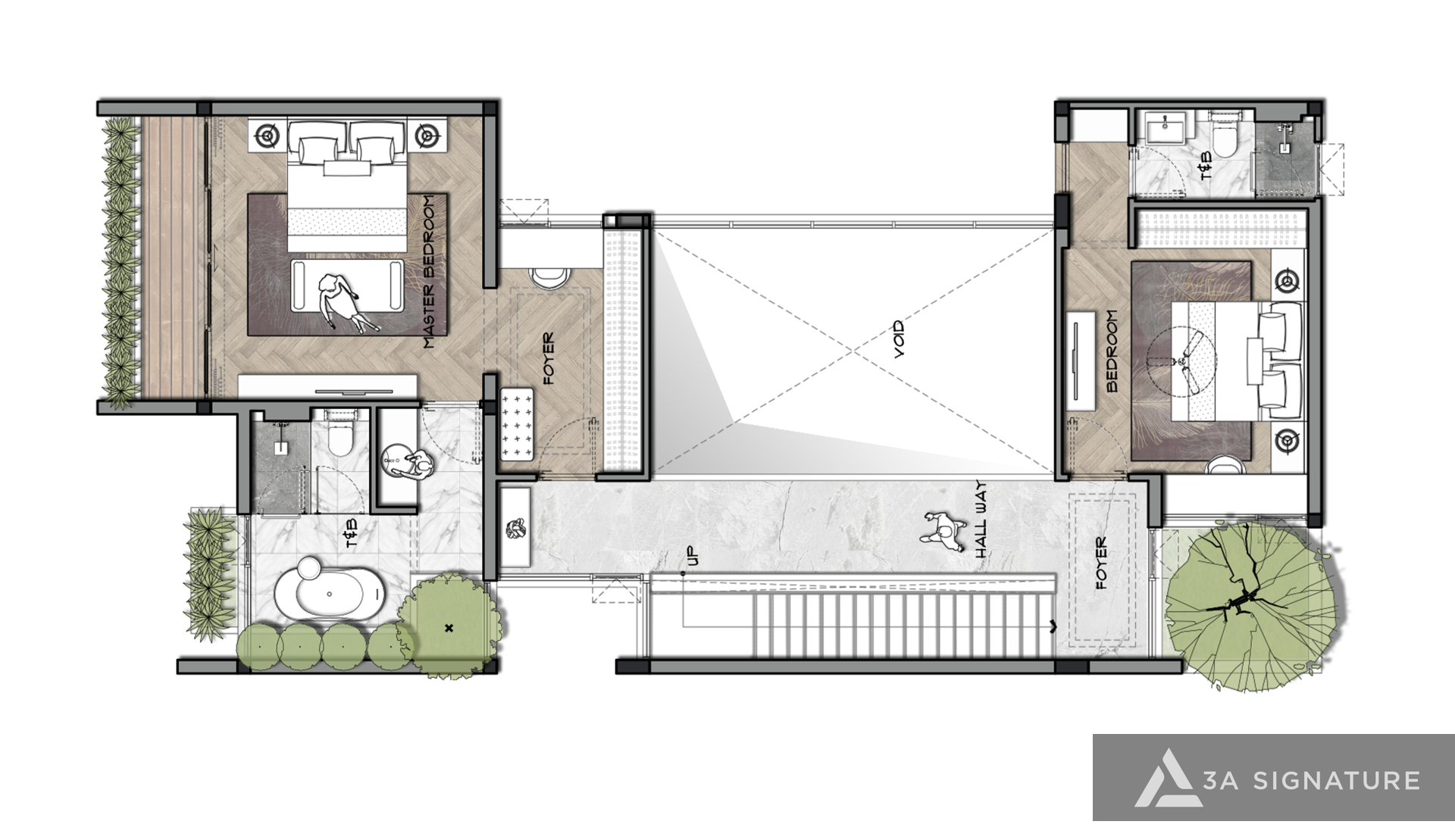 02. Mặt bằng tầng 2