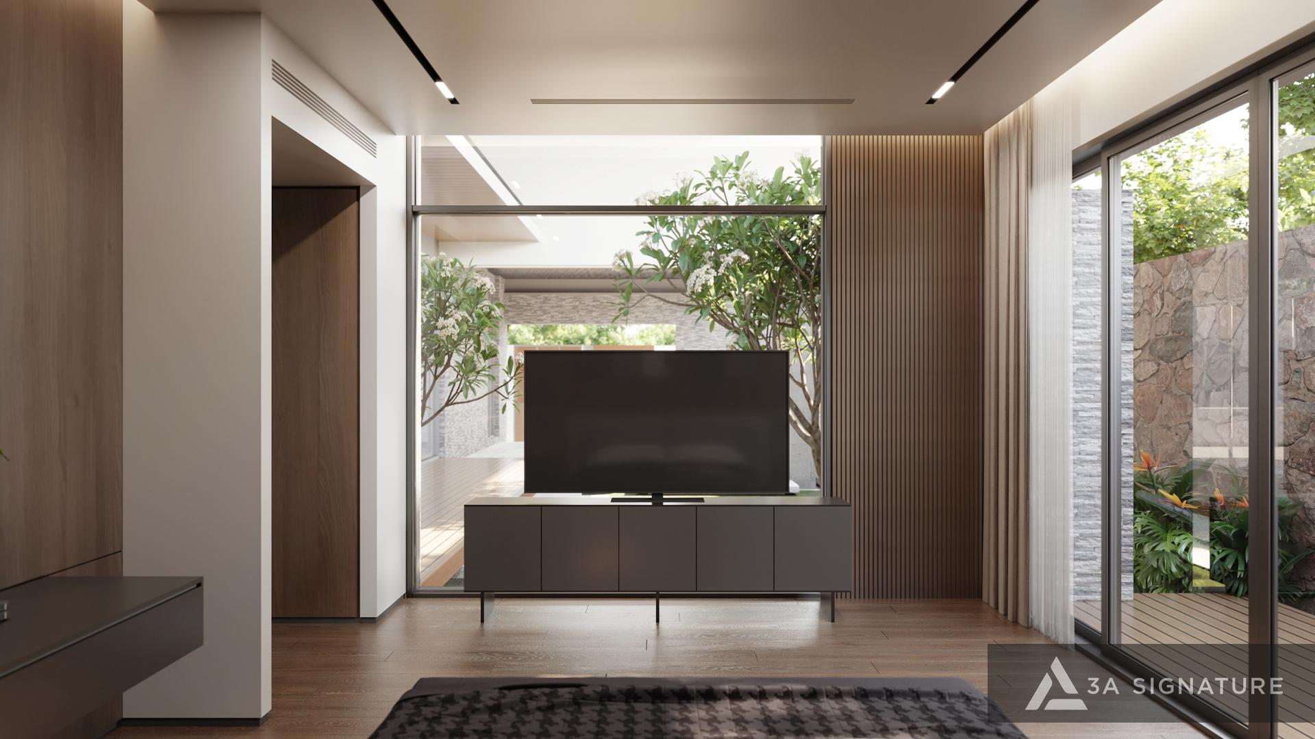 thiet ke biet thu nghi duong hien dai Balance-VILLA-VungTau duoc bao boc boi thien nhien