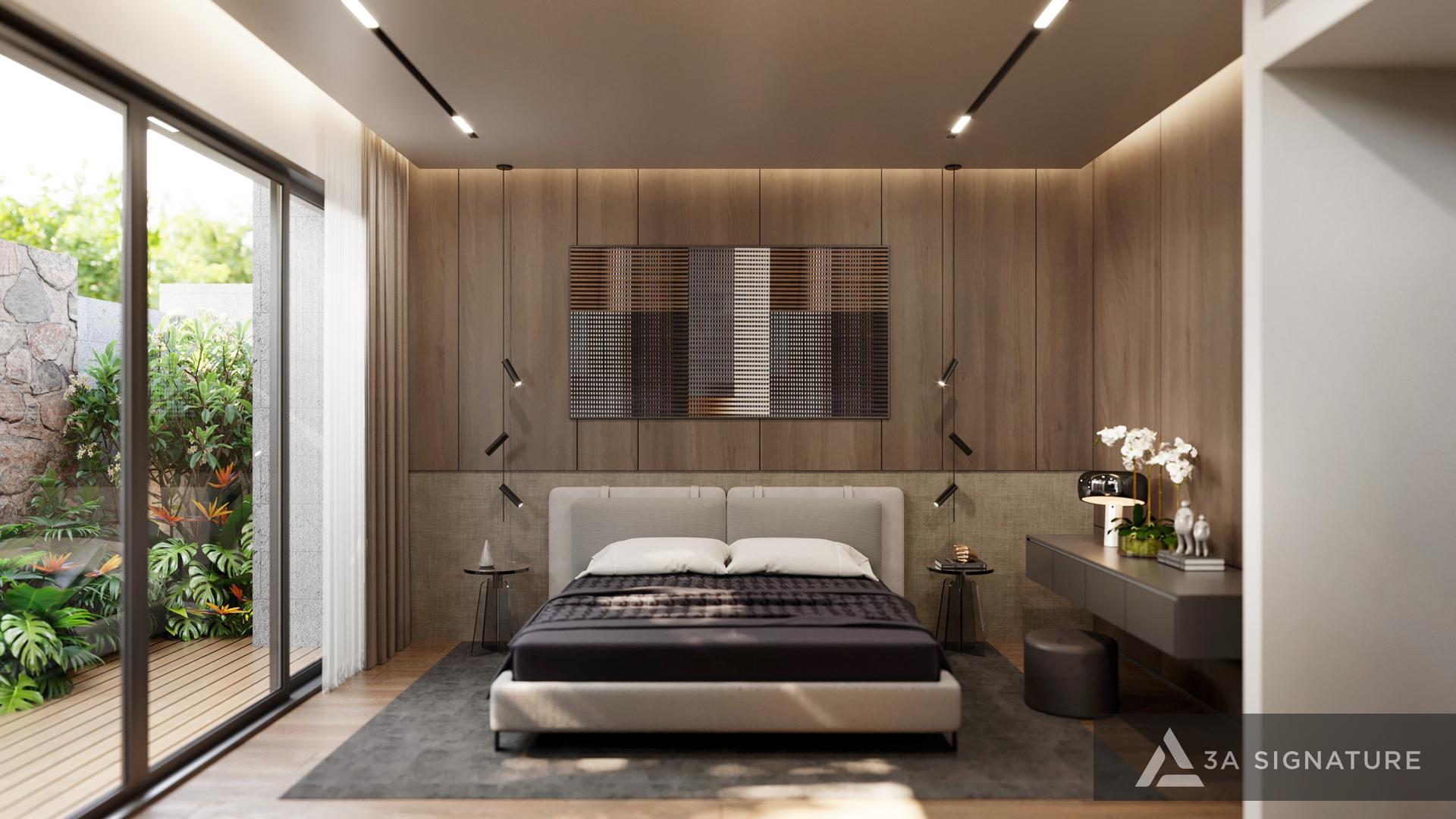 thiet ke biet thu nghi duong hien dai Balance-VILLA-VungTau duoc bao boc boi thien nhien