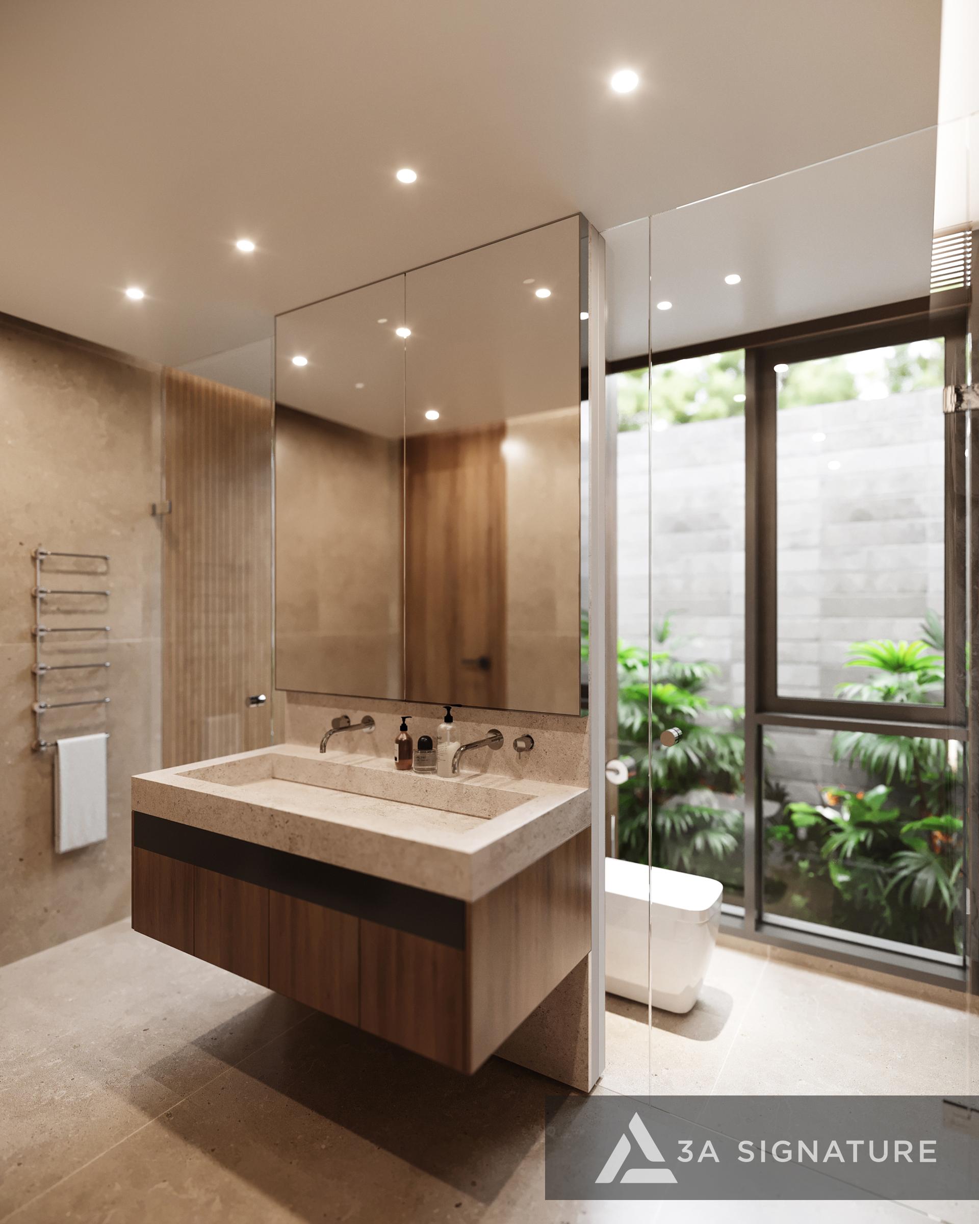 thiet ke thi cong biet thu hoan thien BD VILLA TDM mang phong cach-hien dai modern tropical