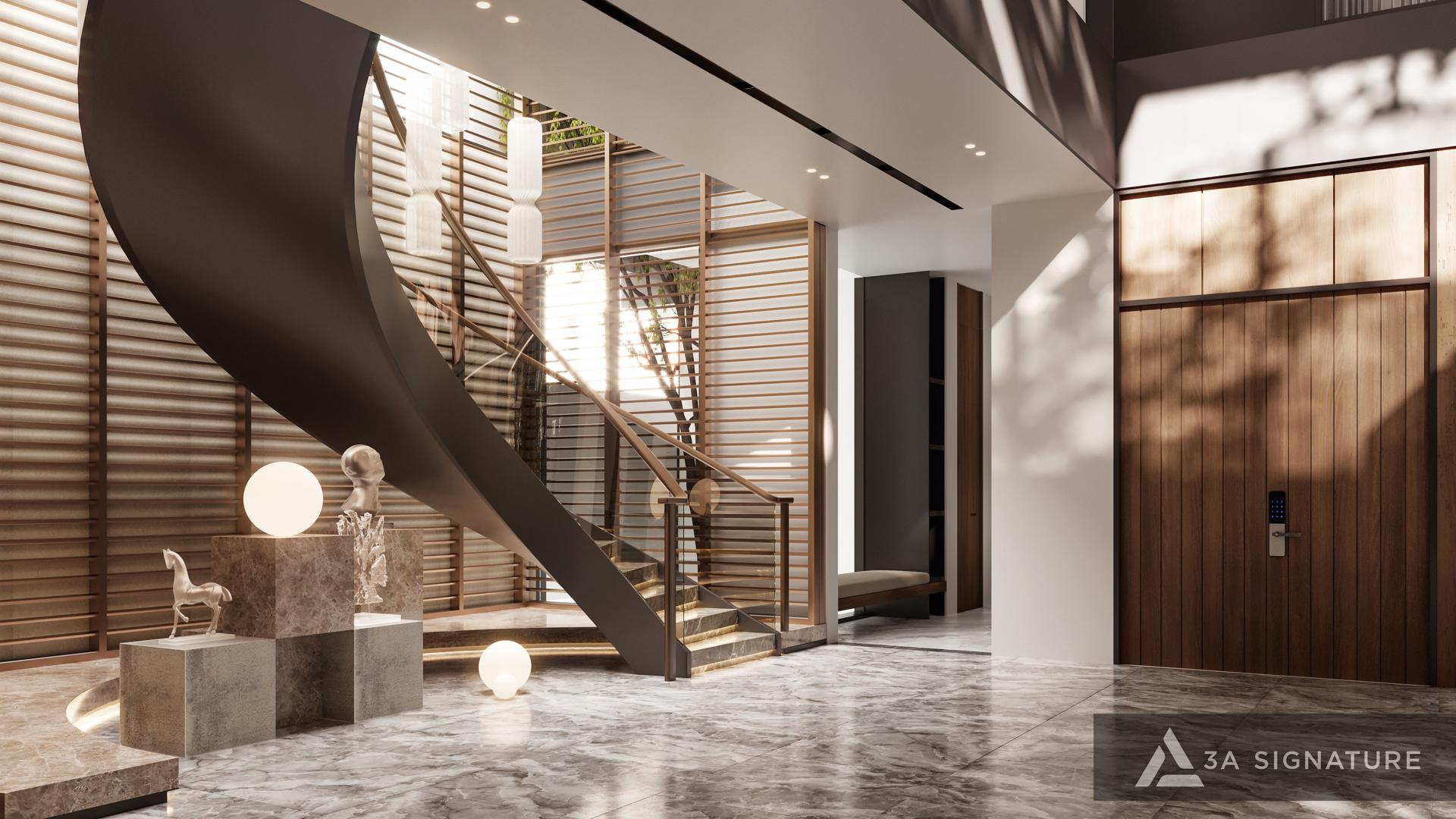 thiet ke thi cong biet thu hoan thien Balance VILLA - Vung Tau City mang phong cach-hien dai modern tropical