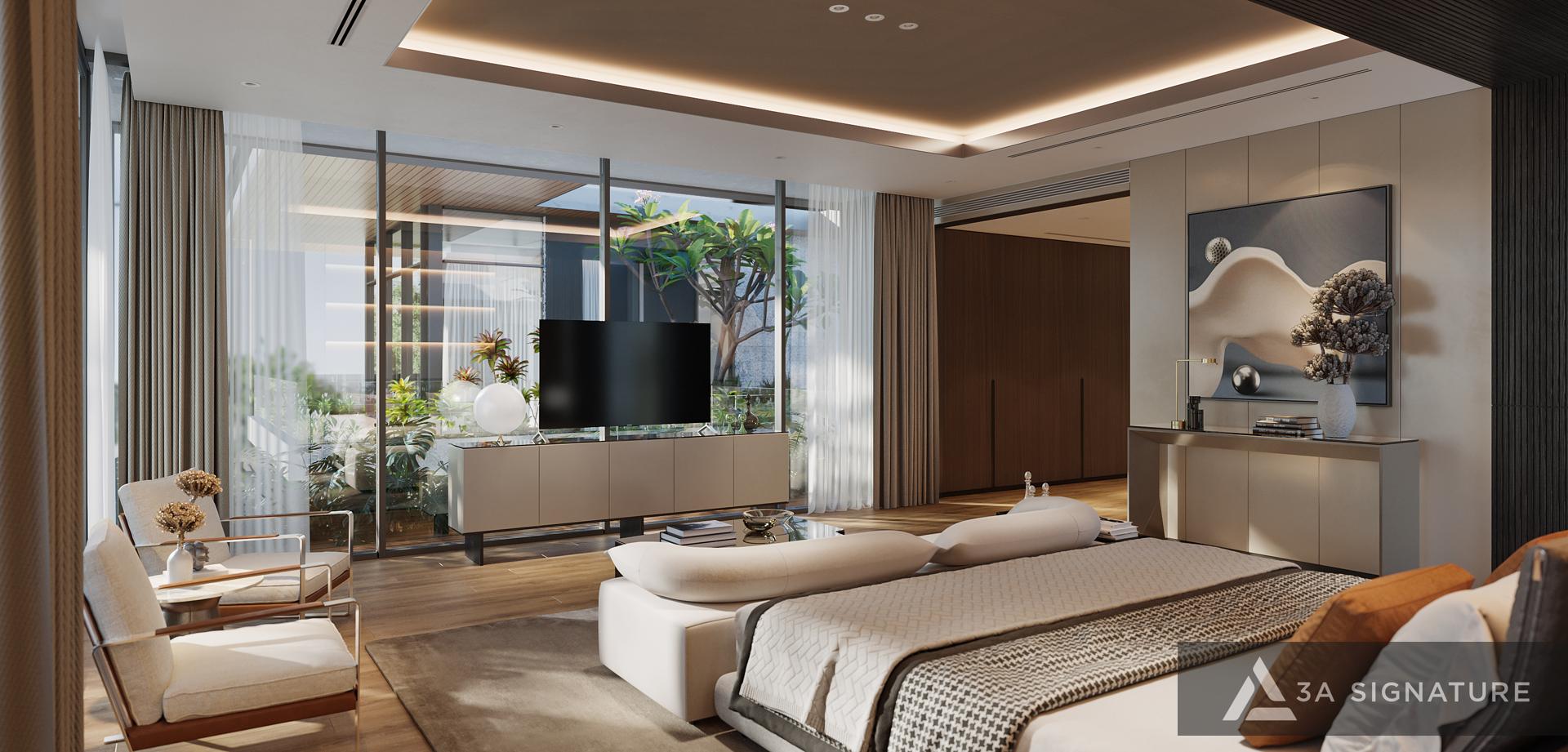 thiet ke biet thu nghi duong hien dai Balance-VILLA-VungTau duoc bao boc boi thien nhien