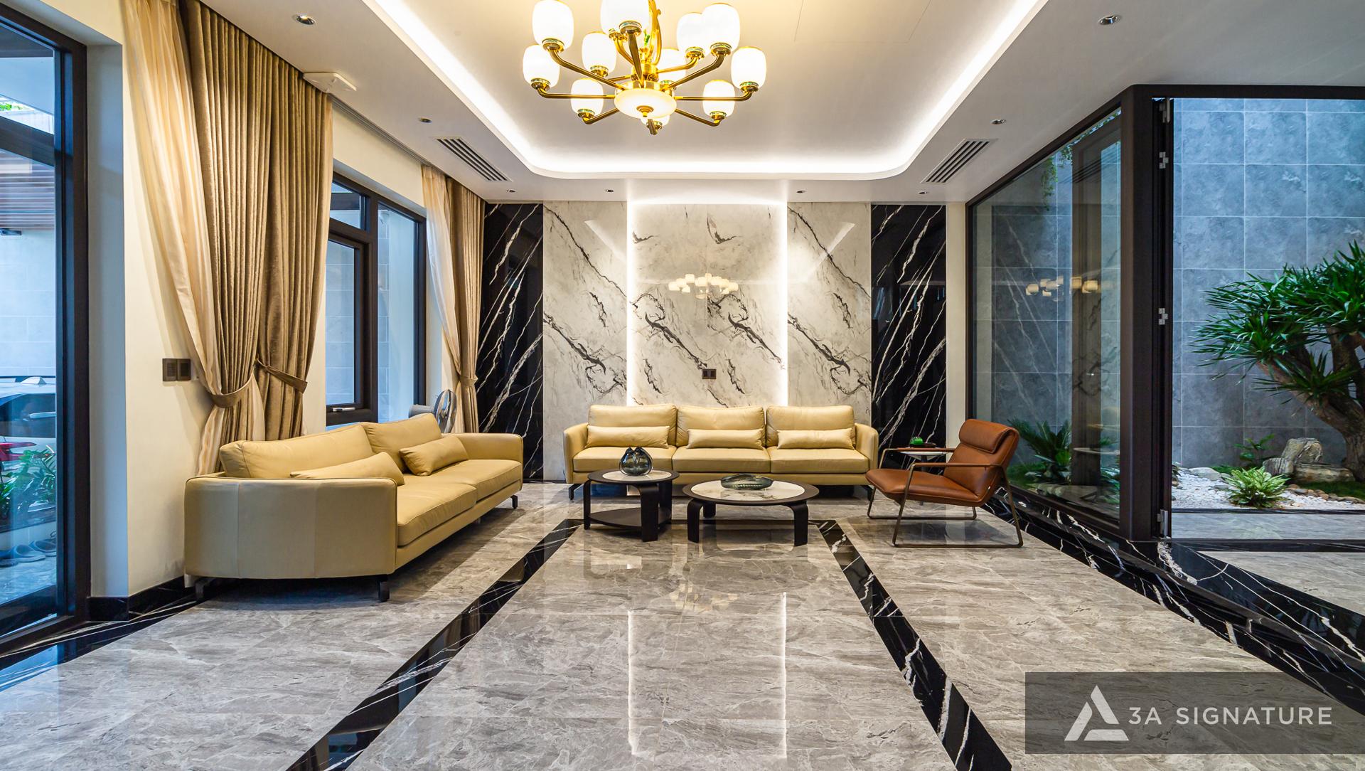 thiet ke thi cong biet thu hoan thien BD VILLA TDM mang phong cach-hien dai modern tropical