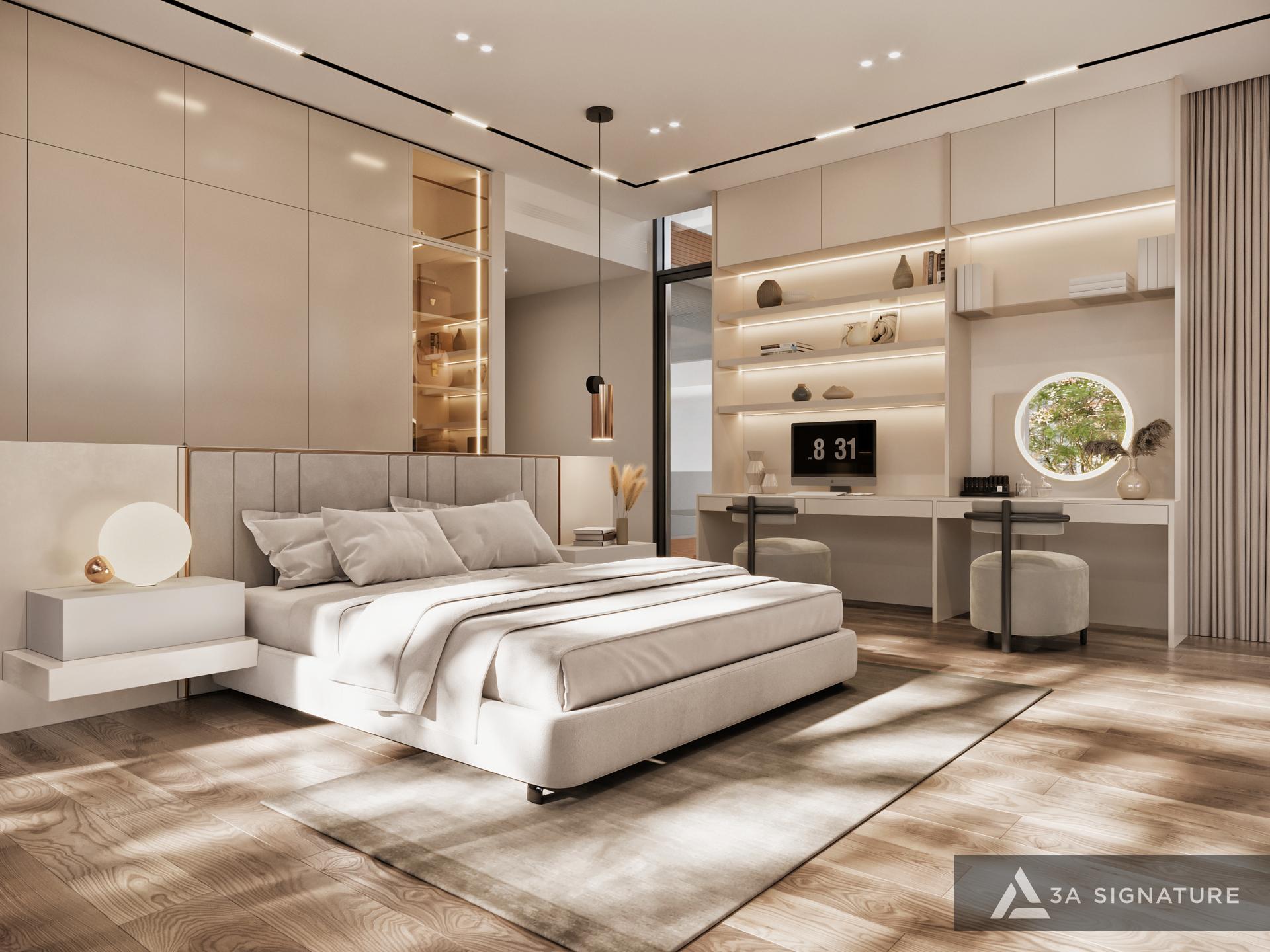 thiet ke biet thu nghi duong hien dai Balance-VILLA-VungTau duoc bao boc boi thien nhien