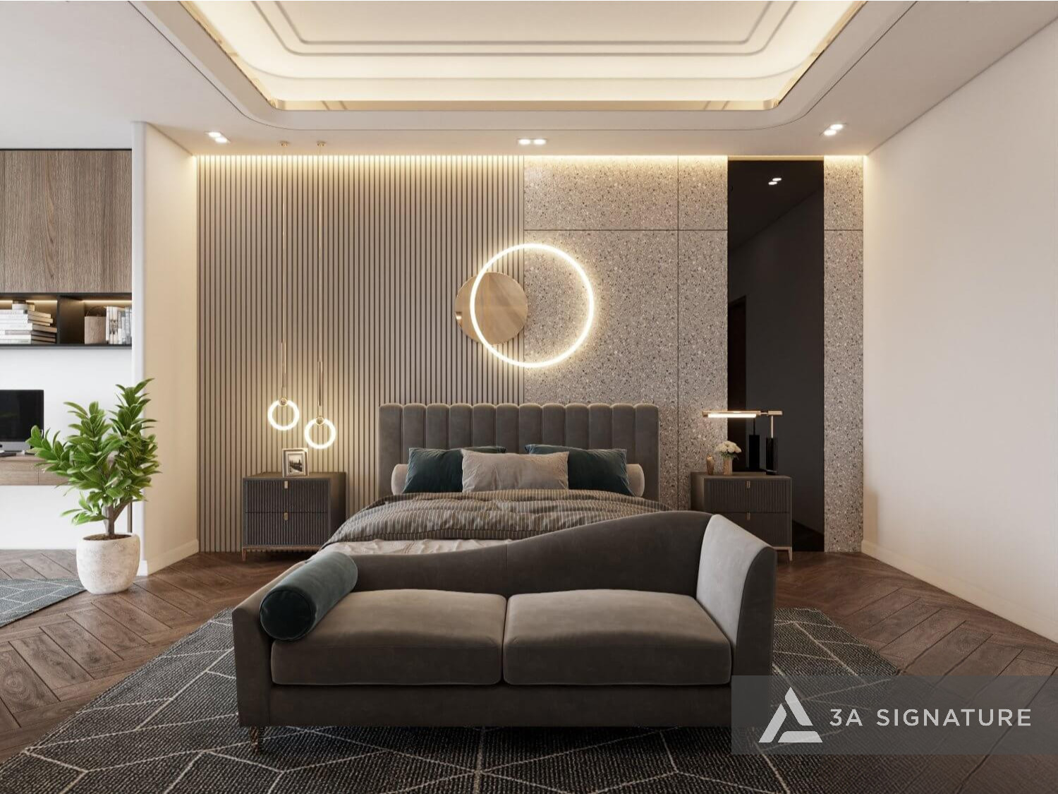 Thiet ke thi cong biet thu pho mang phong cach hien dai BD Villa -TDM