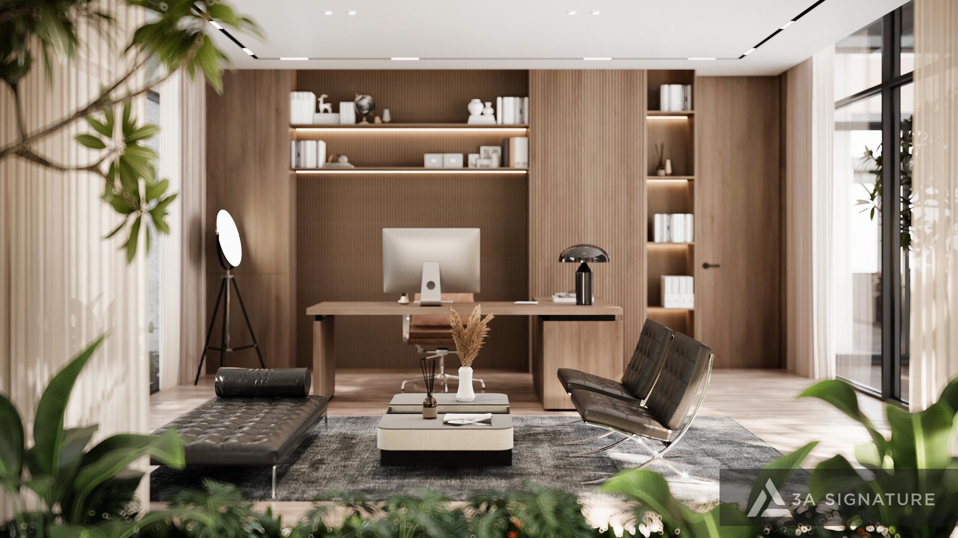 thiet ke thi cong biet thu hoan thien Balance VILLA - Vung Tau City mang phong cach-hien dai modern tropical