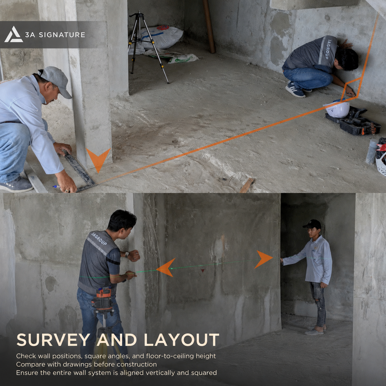 Building Walls According to Technical Standards