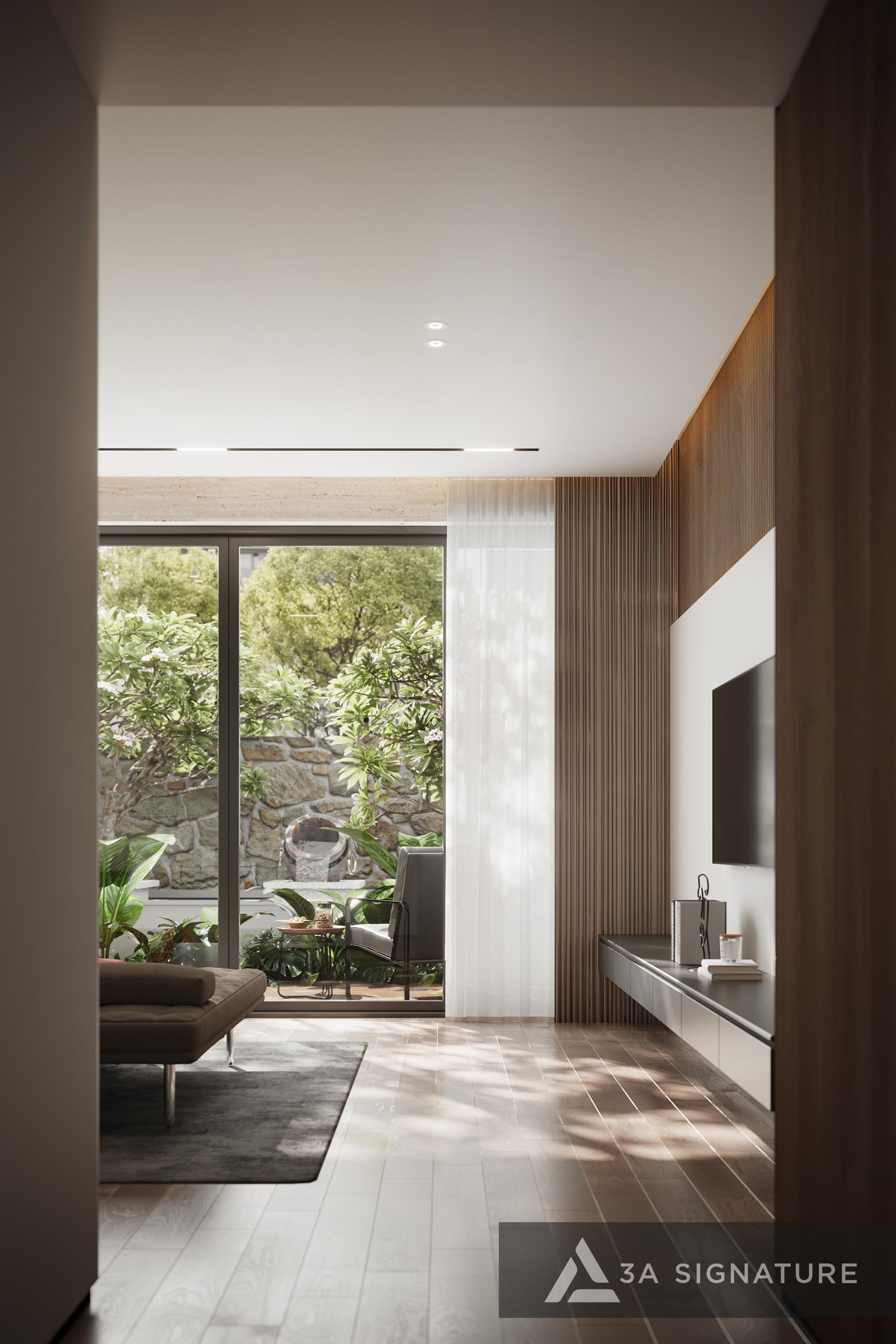 thiet ke thi cong biet thu hoan thien Balance VILLA - Vung Tau City mang phong cach-hien dai modern tropical