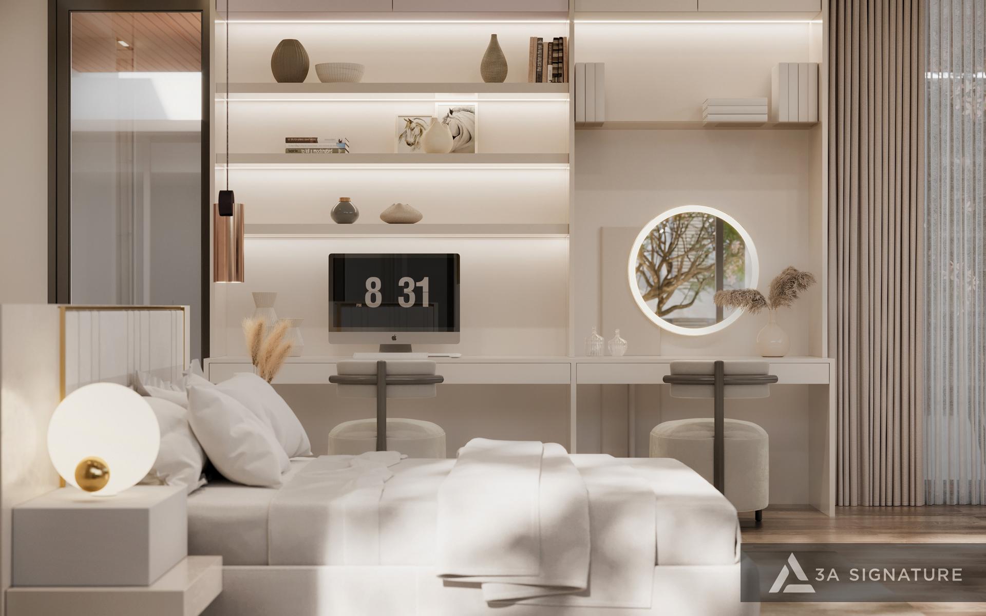 thiet ke biet thu nghi duong hien dai Balance-VILLA-VungTau duoc bao boc boi thien nhien