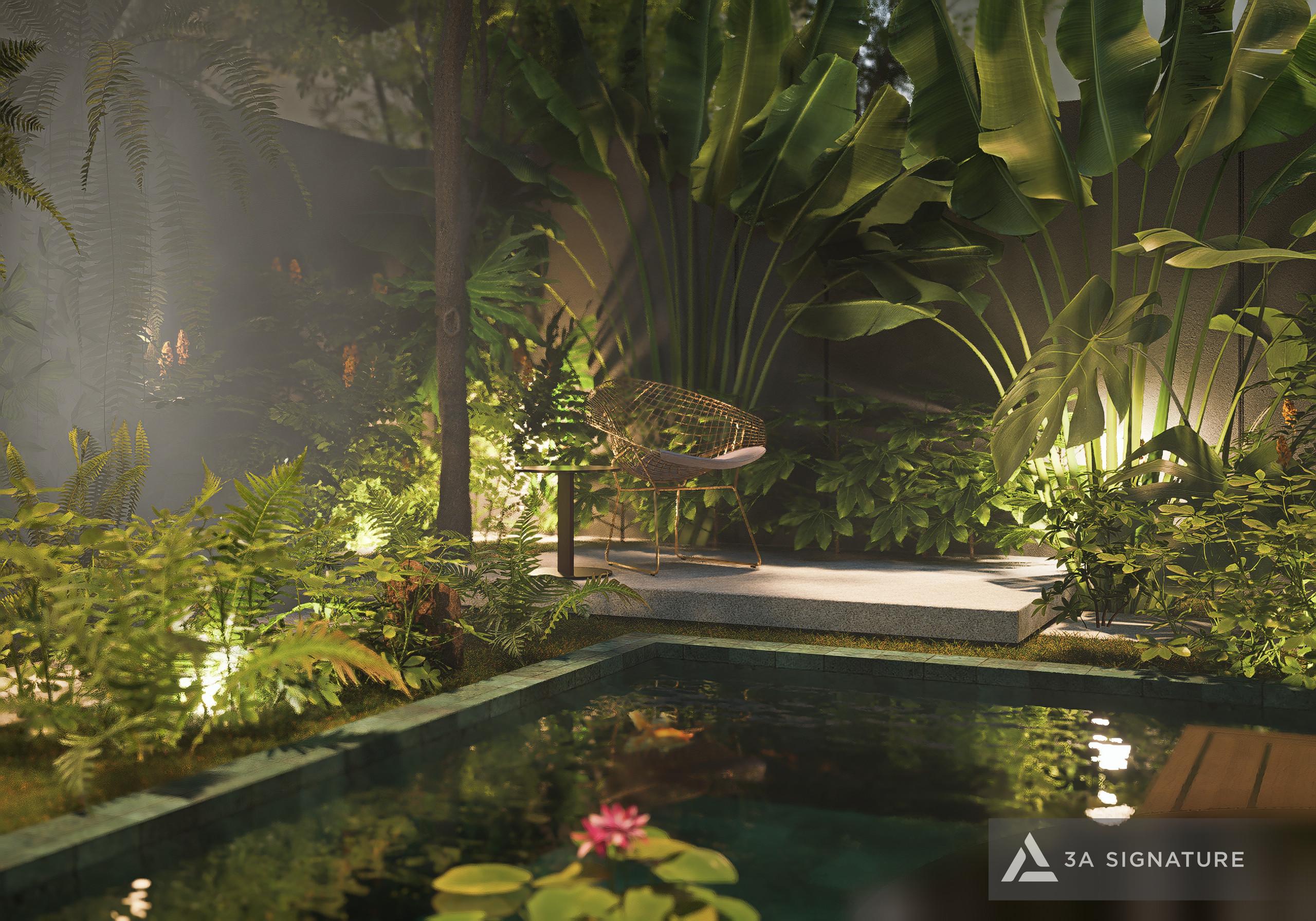5 thiet ke thi cong biet thu san vuon LUMINA RETREAT VILLA SwanBay