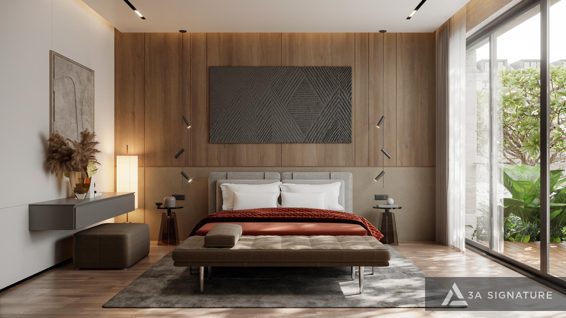 thiet ke biet thu nghi duong hien dai Balance-VILLA-VungTau duoc bao boc boi thien nhien