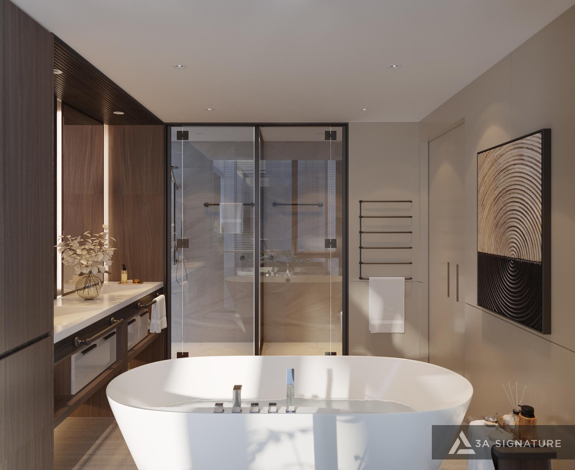 thiet ke thi cong biet thu hoan thien BD VILLA TDM mang phong cach-hien dai modern tropical