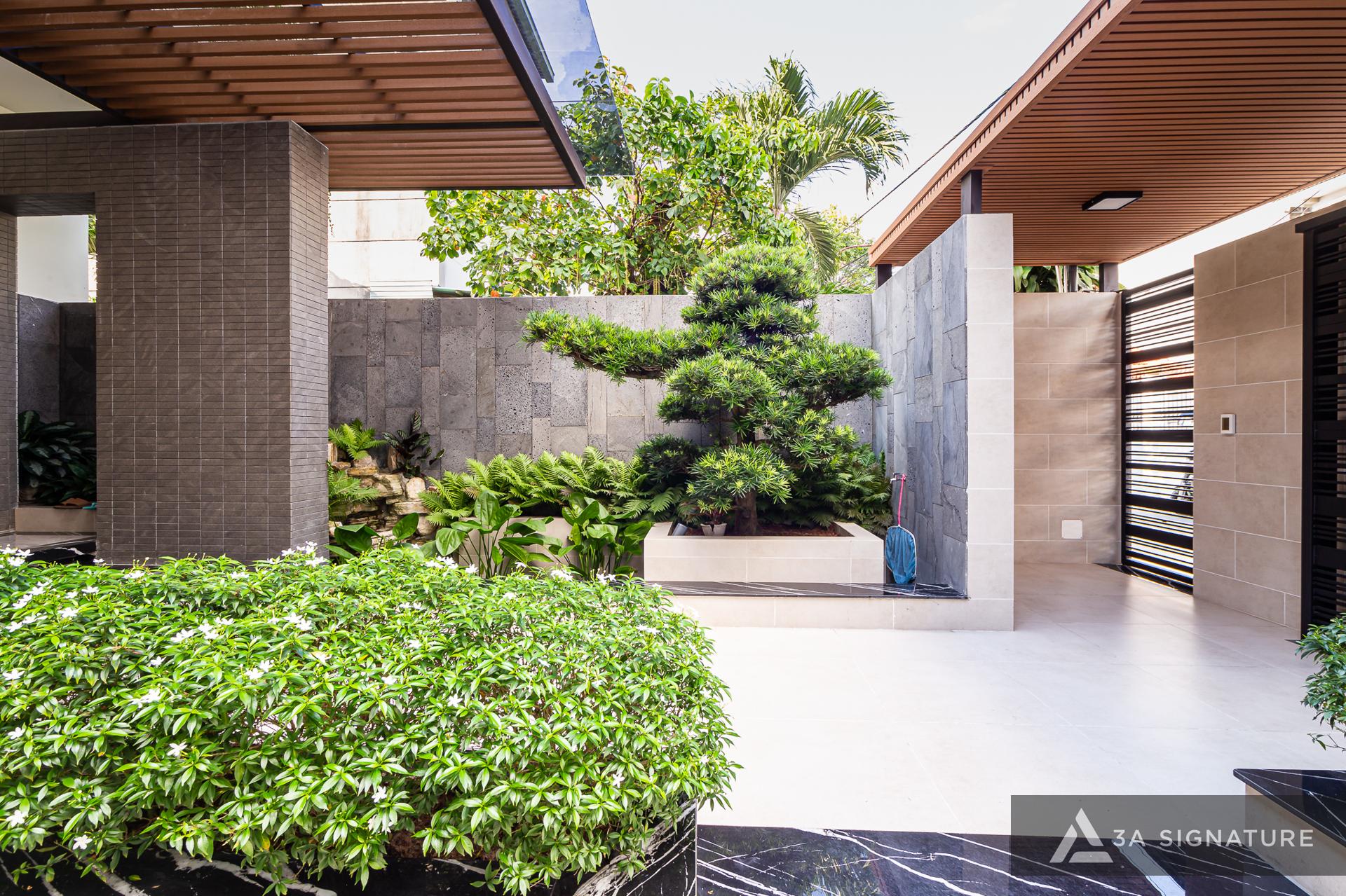 thiet ke thi cong biet thu hoan thien BD VILLA TDM mang phong cach-hien dai modern tropical