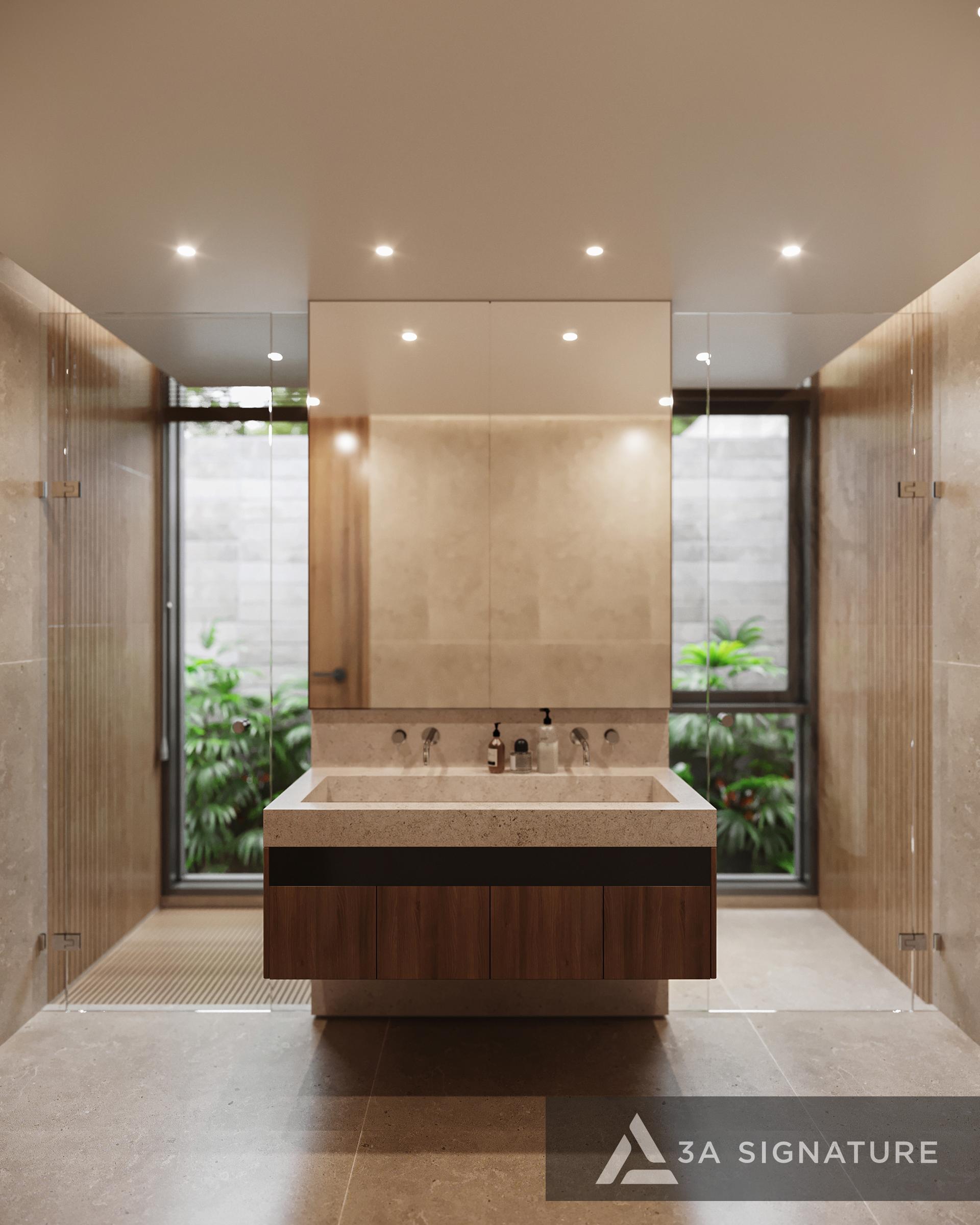 thiet ke thi cong biet thu hoan thien BD VILLA TDM mang phong cach-hien dai modern tropical