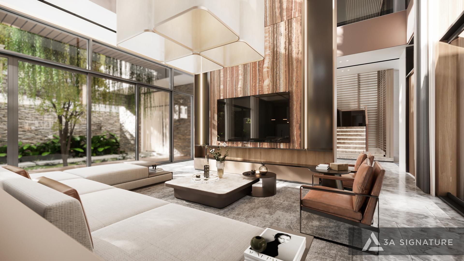 thiet ke thi cong biet thu hoan thien Balance VILLA - Vung Tau City mang phong cach-hien dai modern tropical