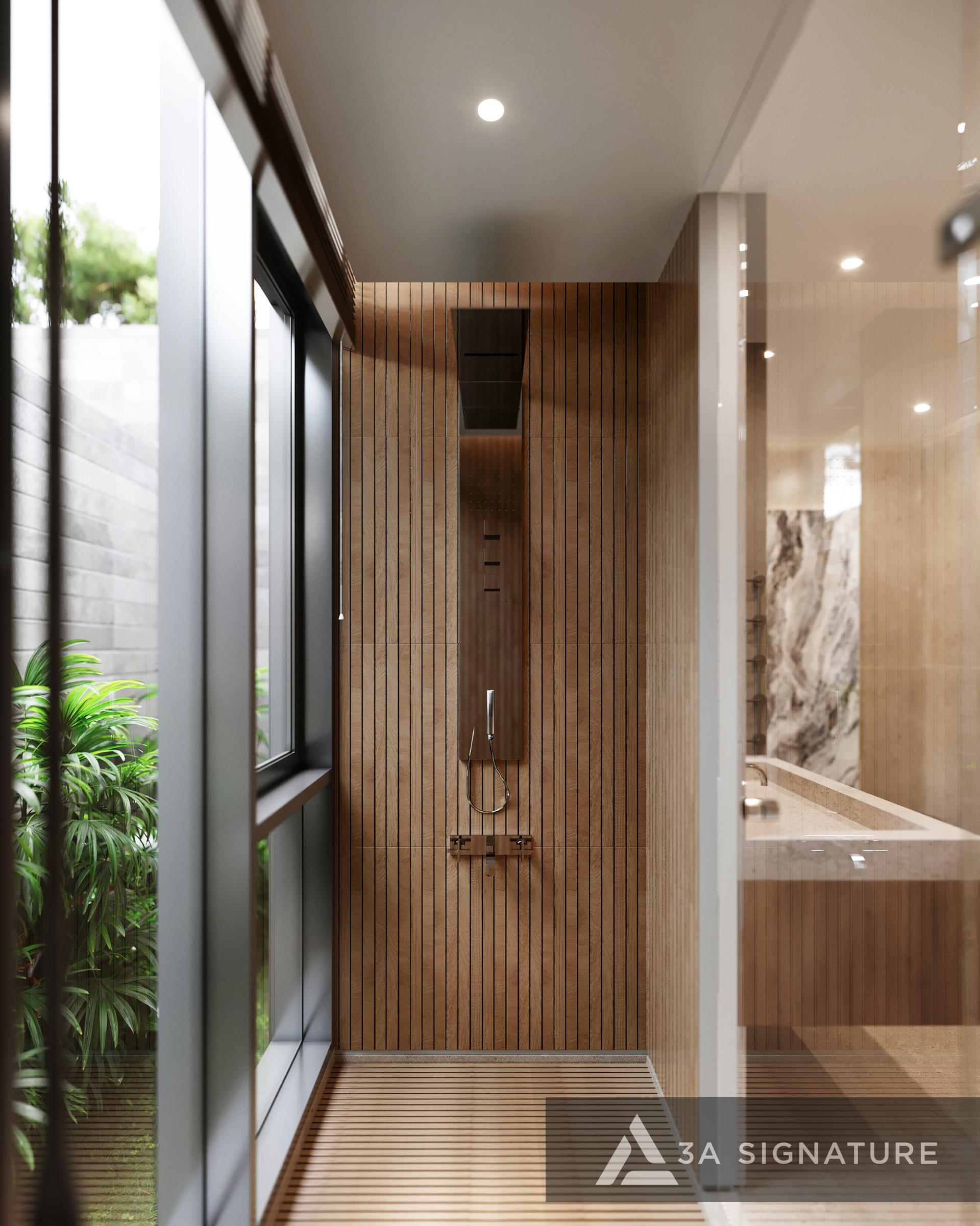 thiet ke thi cong biet thu hoan thien BD VILLA TDM mang phong cach-hien dai modern tropical