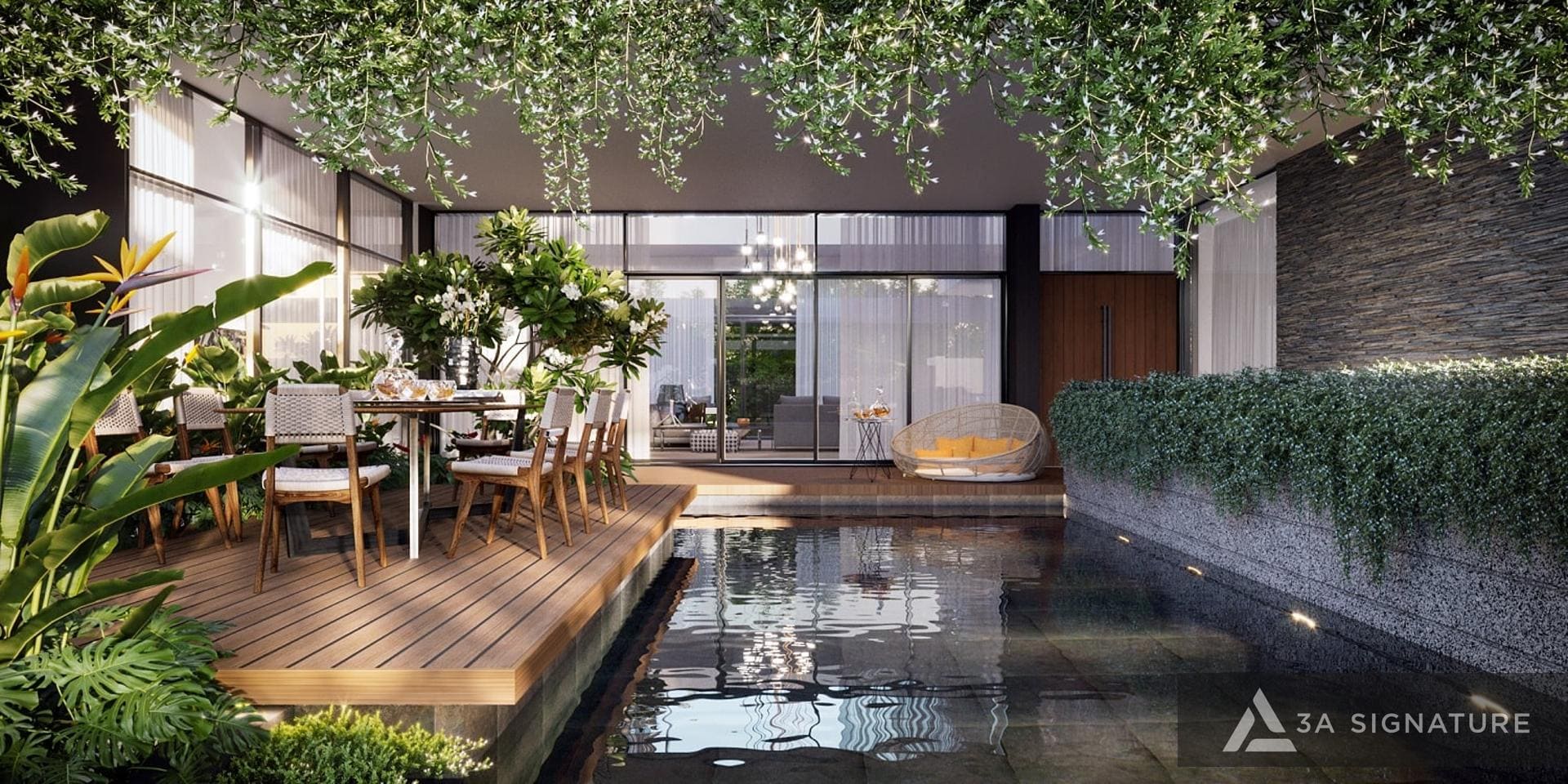 Balance villa kien truc biet thu hien dai tropical modern 7