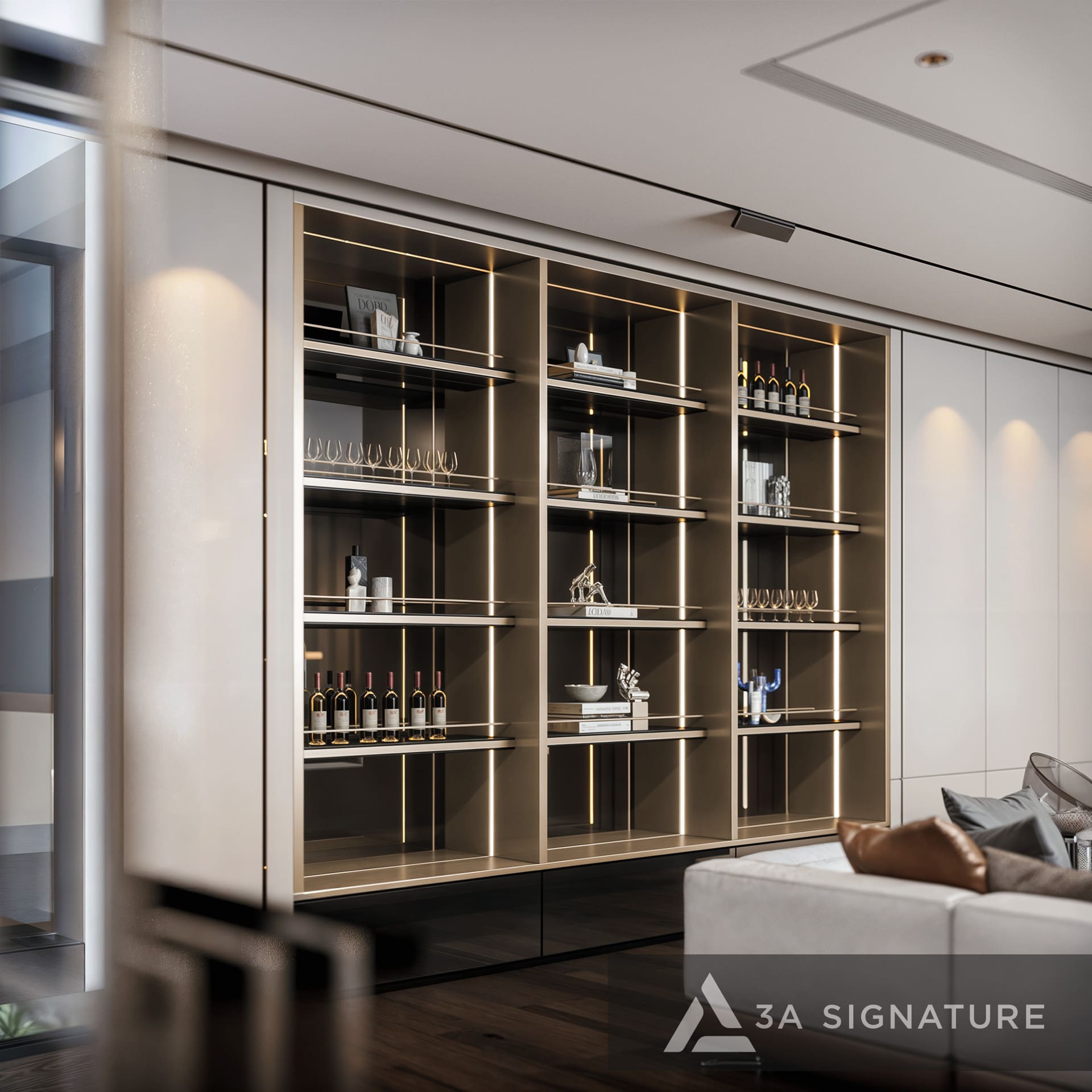 Biệt thự 1 trệt 1 tầng: Nghệ thuật sống hiện đại giữa thiên nhiên CT Villa noi that biet thu hien dai phong SHCA