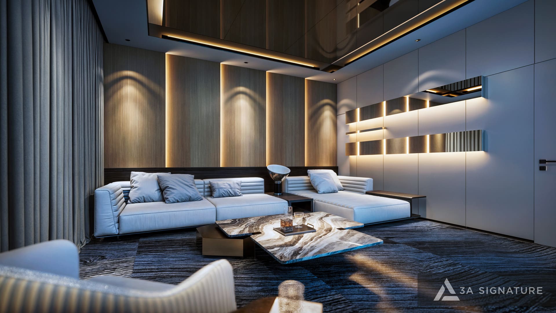 CT Villa noi that biet thu hien dai phong karaoke 1