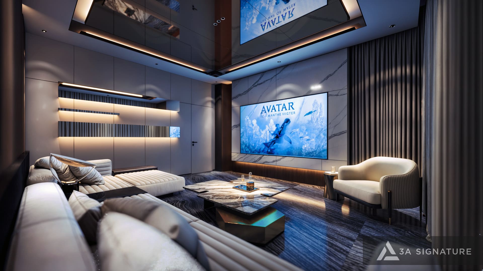 CT Villa noi that biet thu hien dai phong karaoke 4