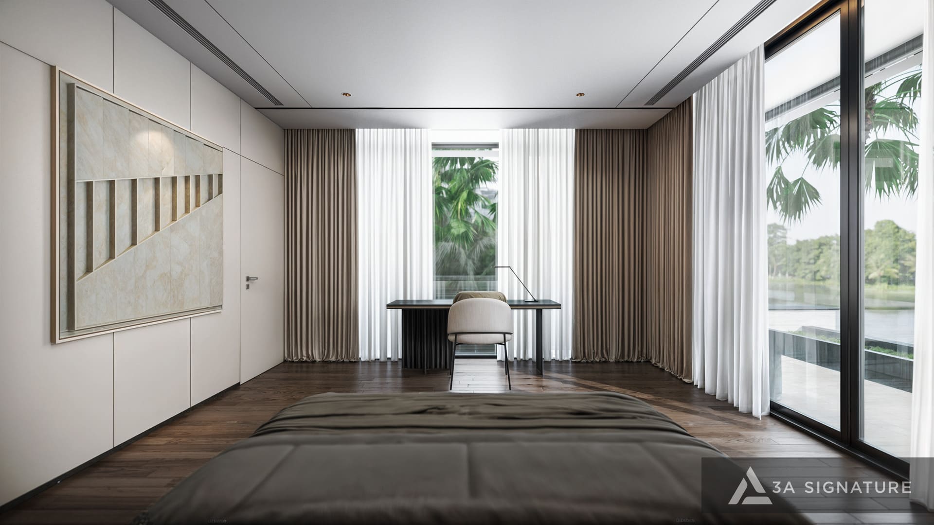 CT Villa noi that biet thu hien dai phong ngu 01 3