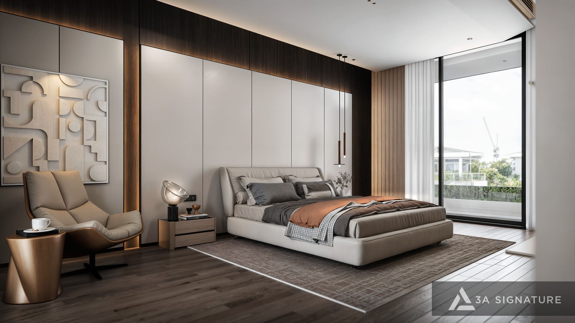 Cần Thơ Villa Thiet ke thi cong biet thu pho CT Villa Can Tho hien dai nhiet doi tropical modern