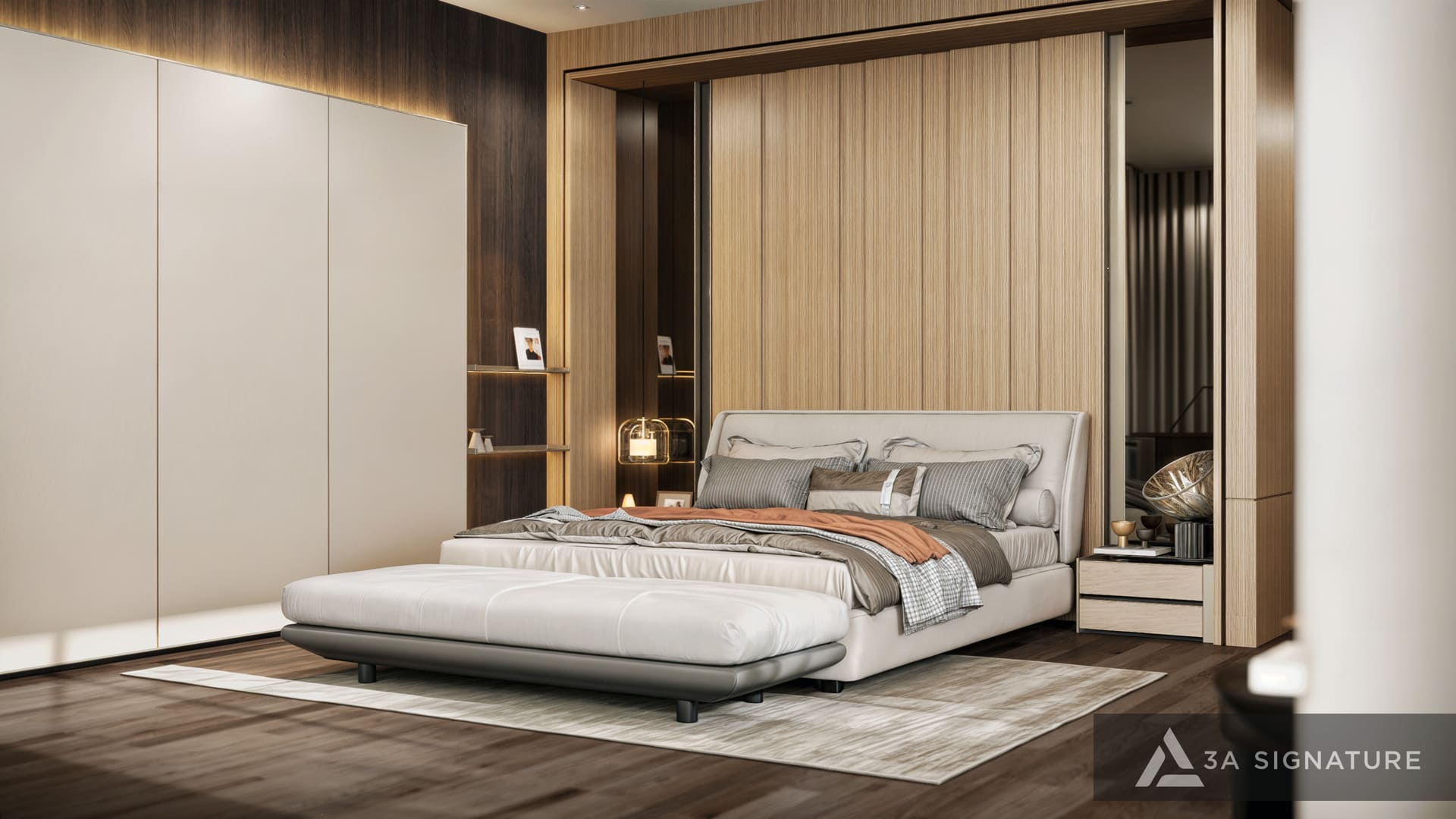 CT Villa noi that biet thu hien dai phong ngu 02A