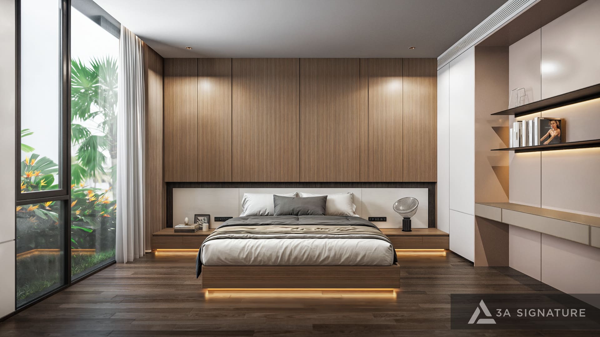 Đơn Vị Chuyên Tư Vấn Thiết Kế, Xây Biệt Thự Trọn Gói Đẹp, Nổi Bật - 3A Signature CT Villa noi that biet thu hien dai phong ngu 04 1