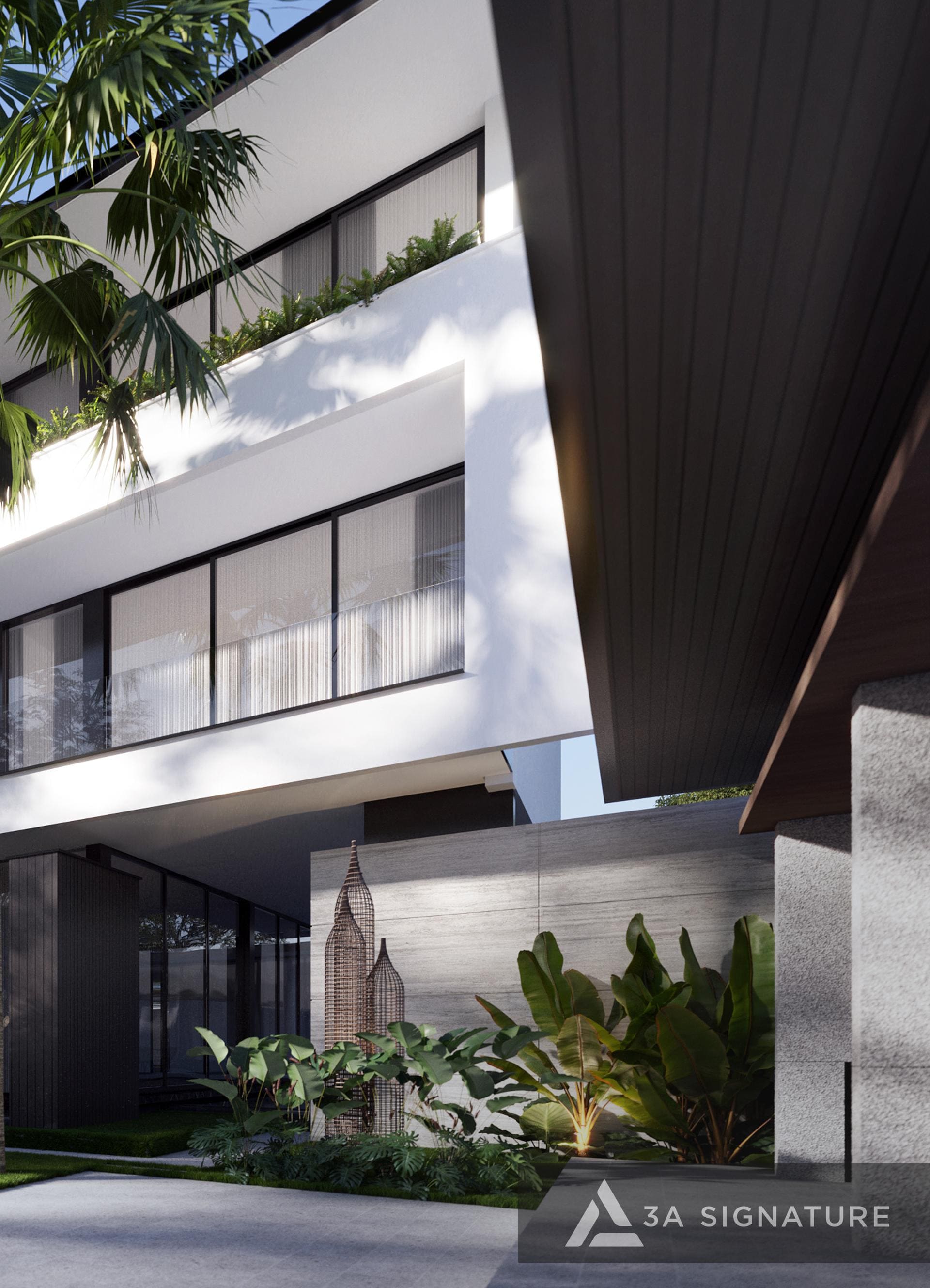 Dịch Vụ Thiết Kế Can Tho Villa - Kiến trúc biệt thự hiện đại nhiệt đới Tropical Modern
