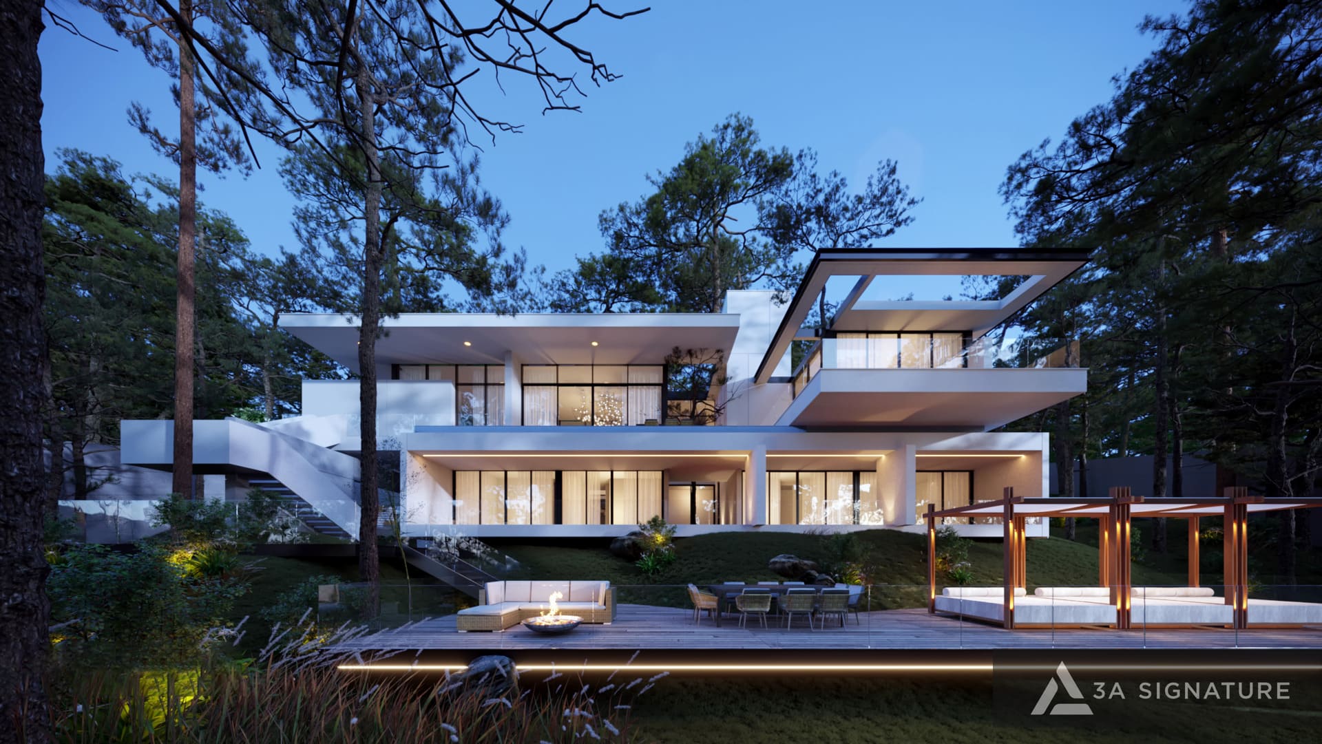 Dịch Vụ Thiết Kế Cloud Villa Bao Loc kien truc biet thu 2