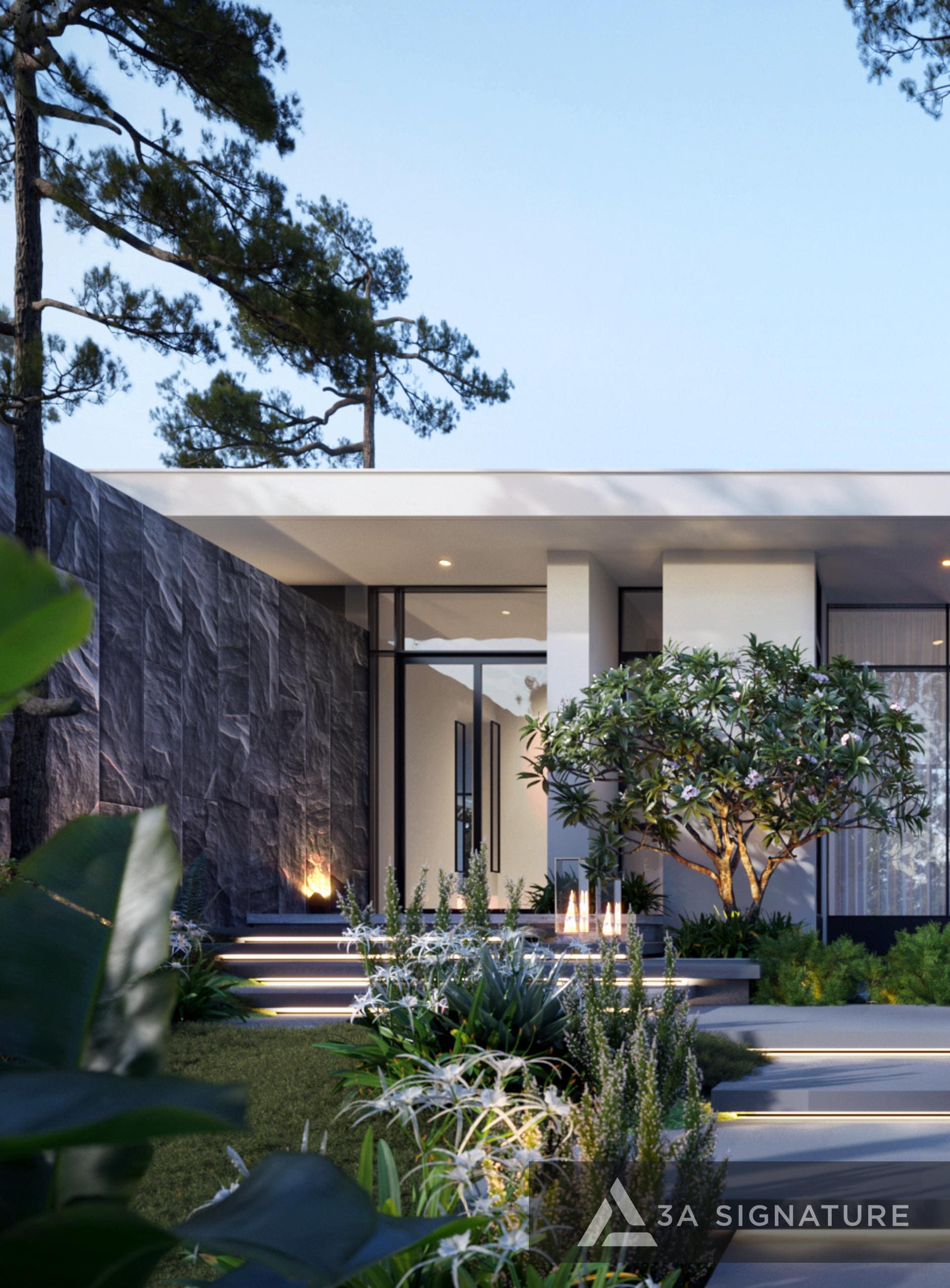 Cloud Villa Bao Loc kien truc biet thu 7