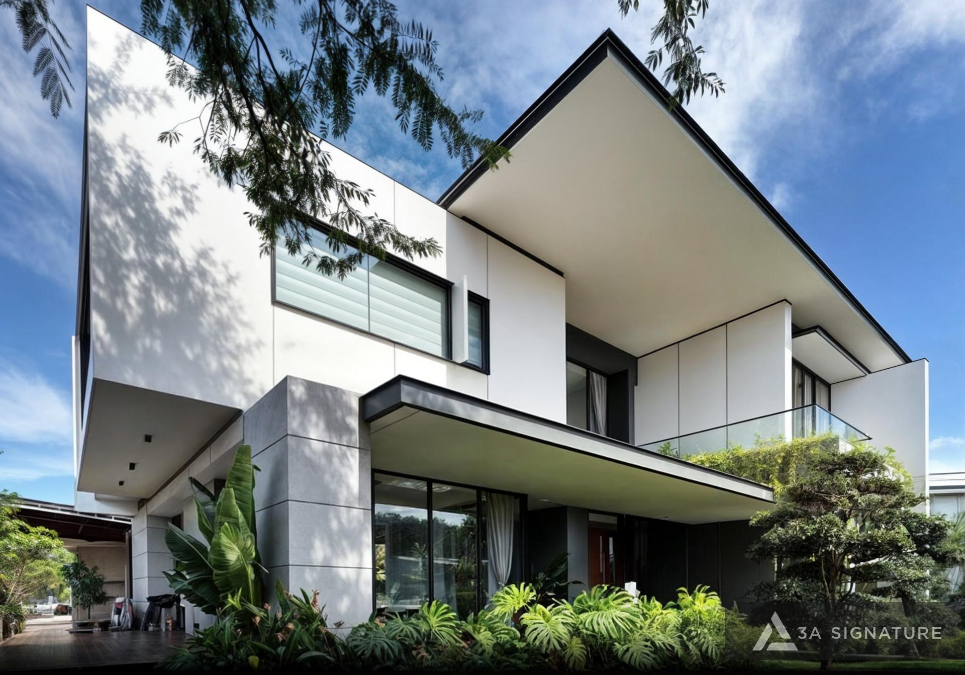 Thiet ke thi cong biet thu pho Huan Villa Phu My hien dai nhiet doi tropical modern