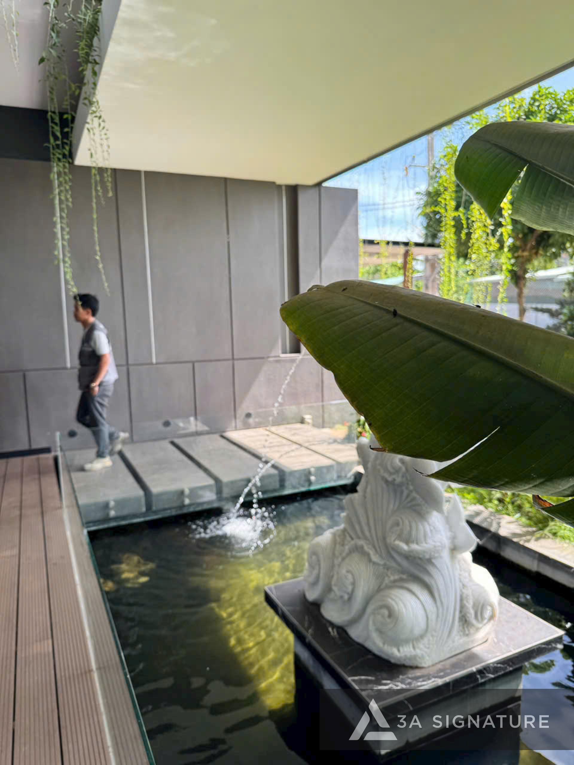 Thiet ke thi cong biet thu pho Green Villa nhiet doi hien dai - Binh Phuoc