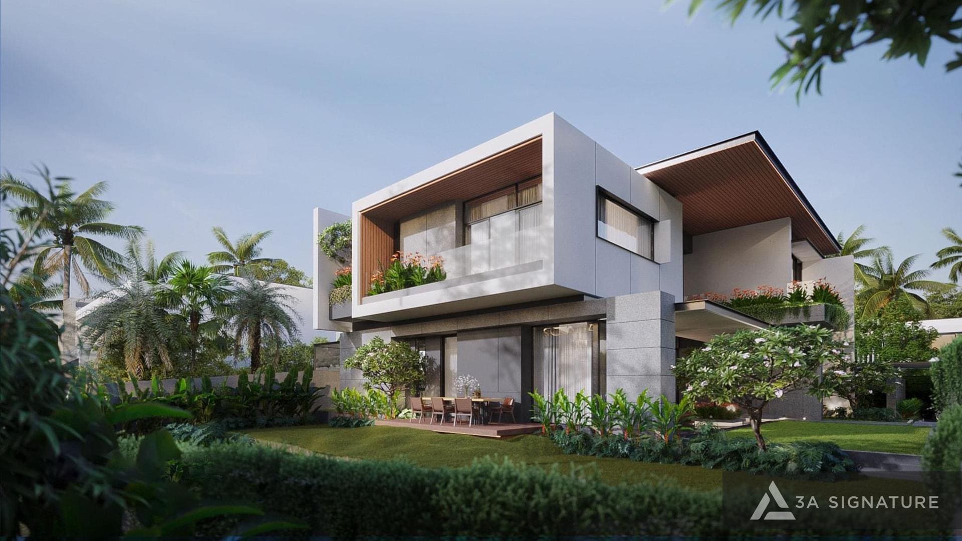 Green villa binh phuoc kien truc biet thu hien dai tropical 2