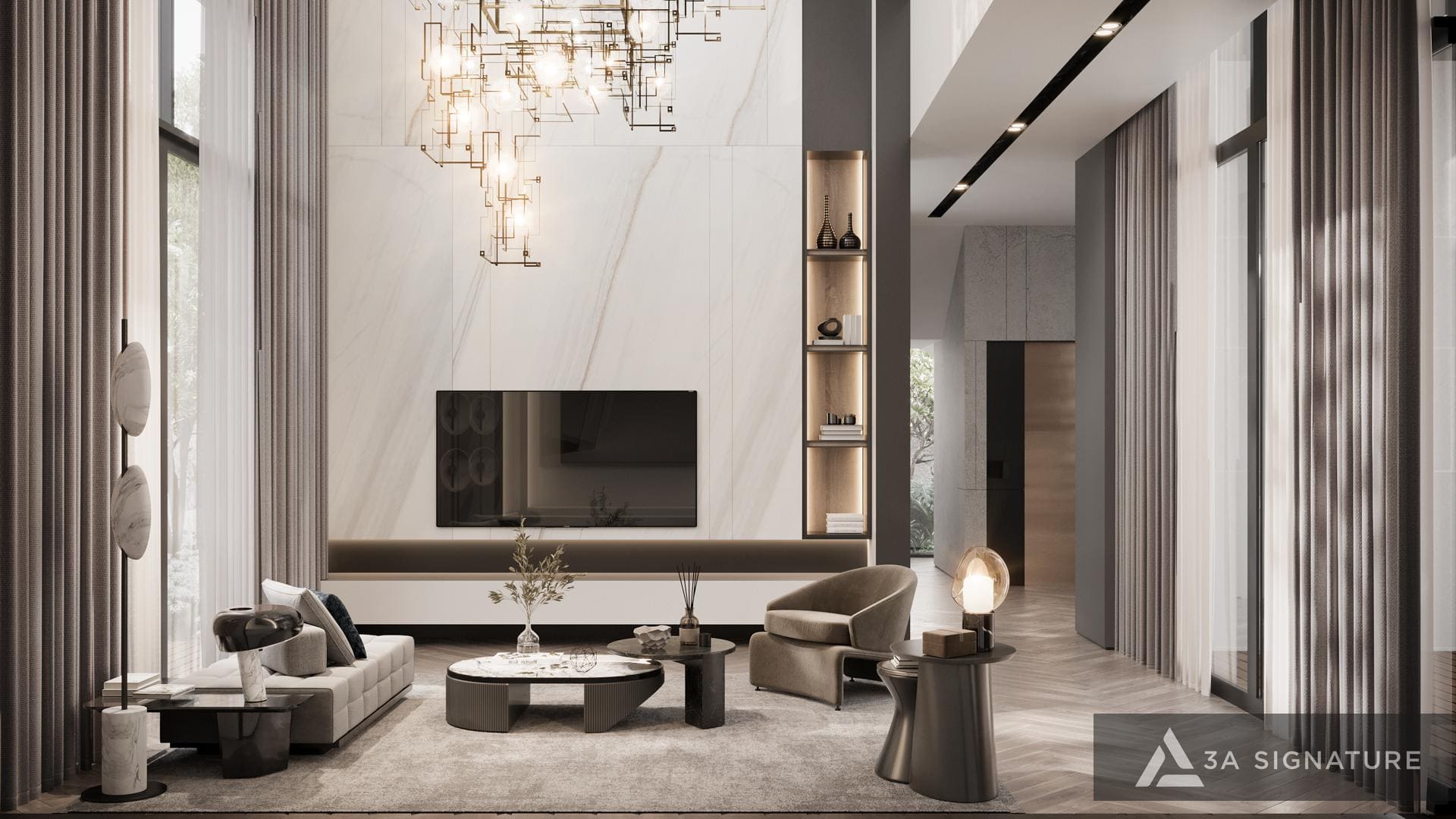 Xu Hướng Thiết Kế Biệt Thự, Villa Nghỉ Dưỡng 2025 – Sống Xanh, Nghỉ Dưỡng Tại Gia, Tạo Dựng Dấu Ấn Riêng Green villa binh phuoc noi that phong khach 3