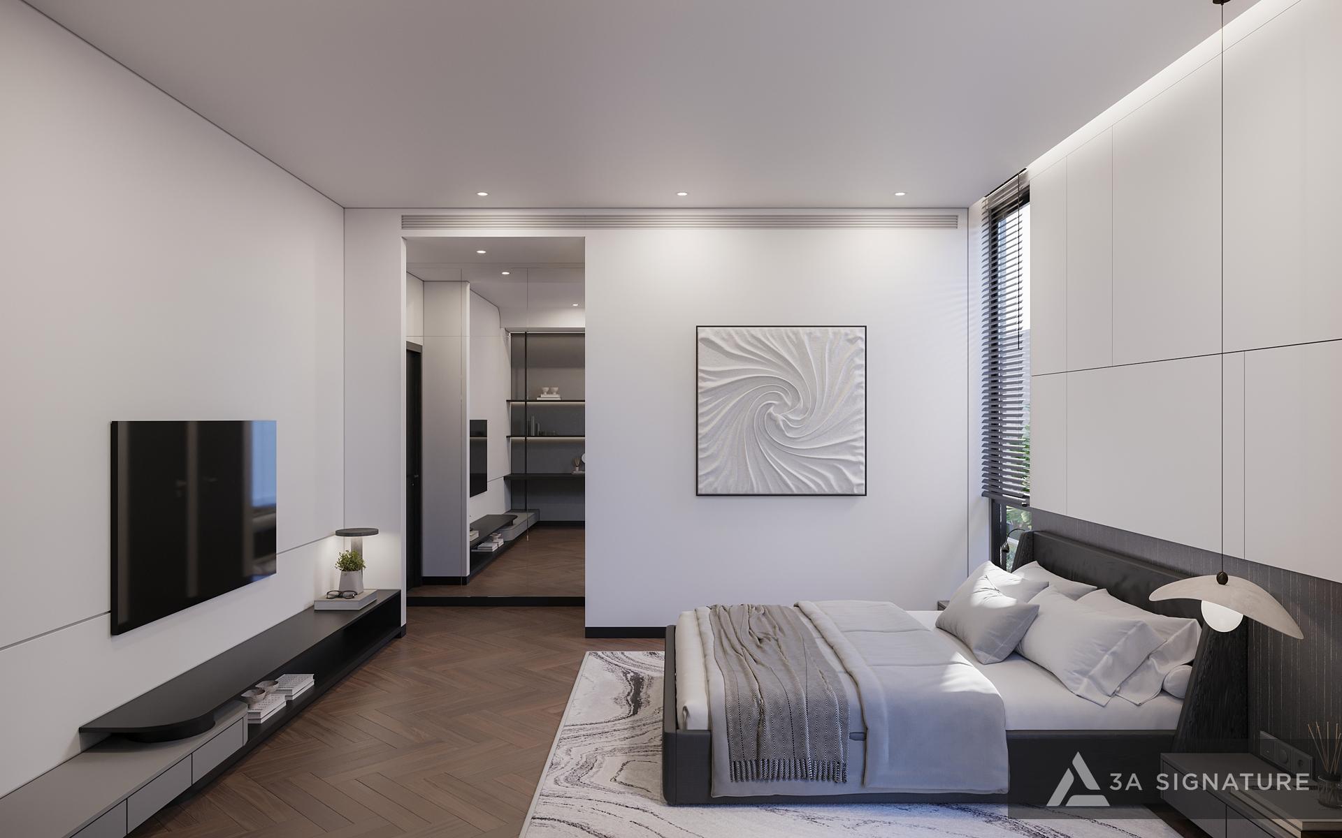 Thiet ke thi cong biet thu pho Huan Villa Phu My hien dai nhiet doi tropical modern