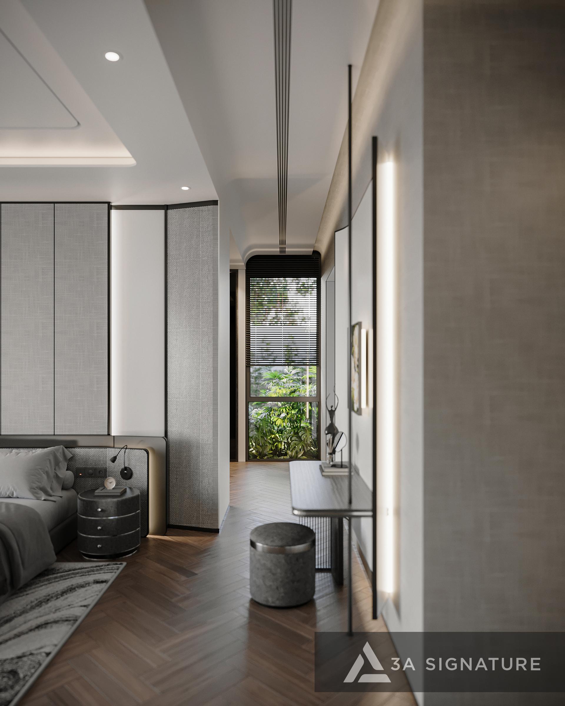 Biệt thự 1 tầng đẹp – Khi không gian sống trở thành bản giao hưởng của sự đủ đầy H Phu my villa noi that biet thu phong ngu master 4