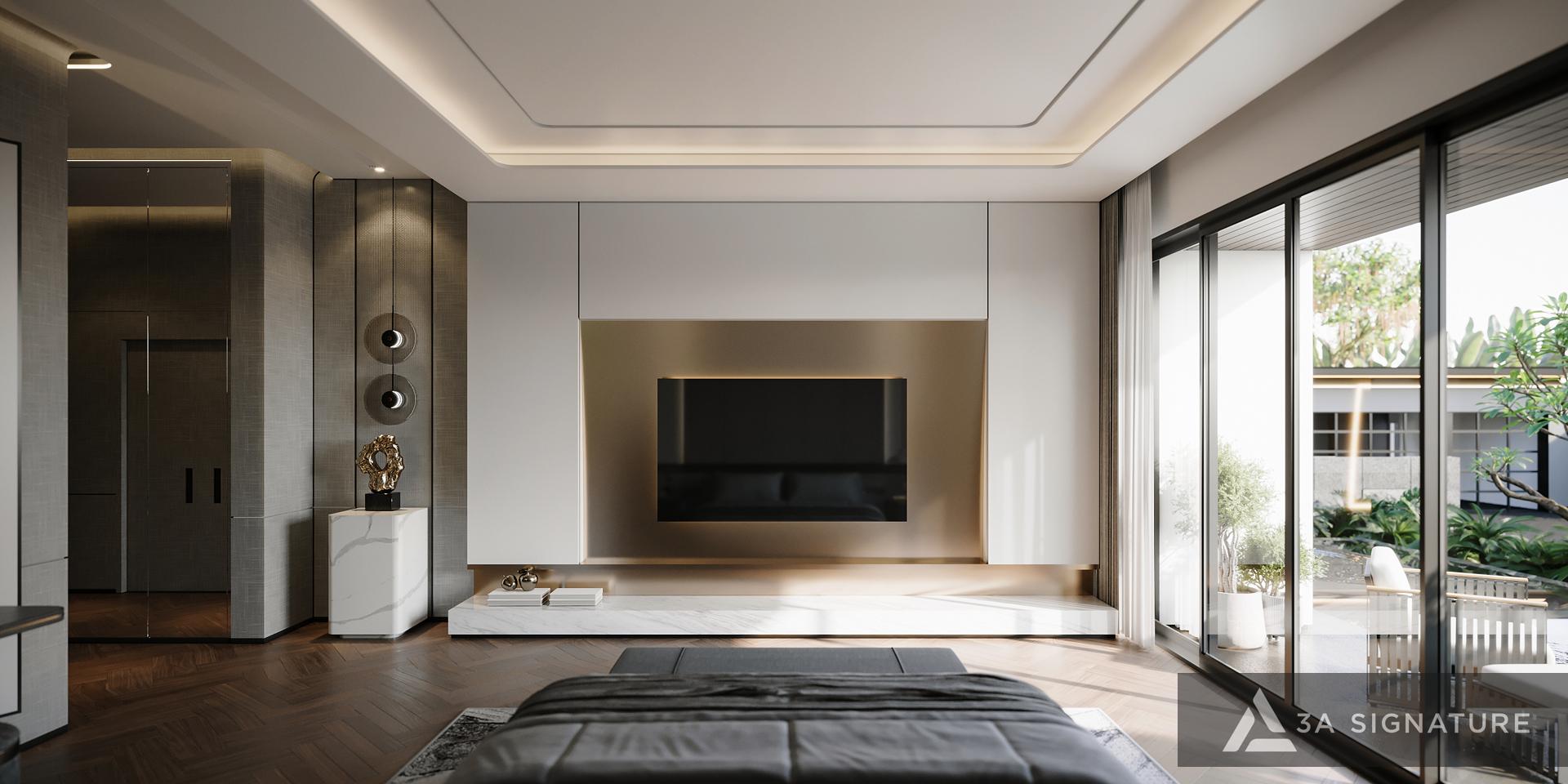 Thiet ke thi cong biet thu pho Huan Villa Phu My hien dai nhiet doi tropical modern