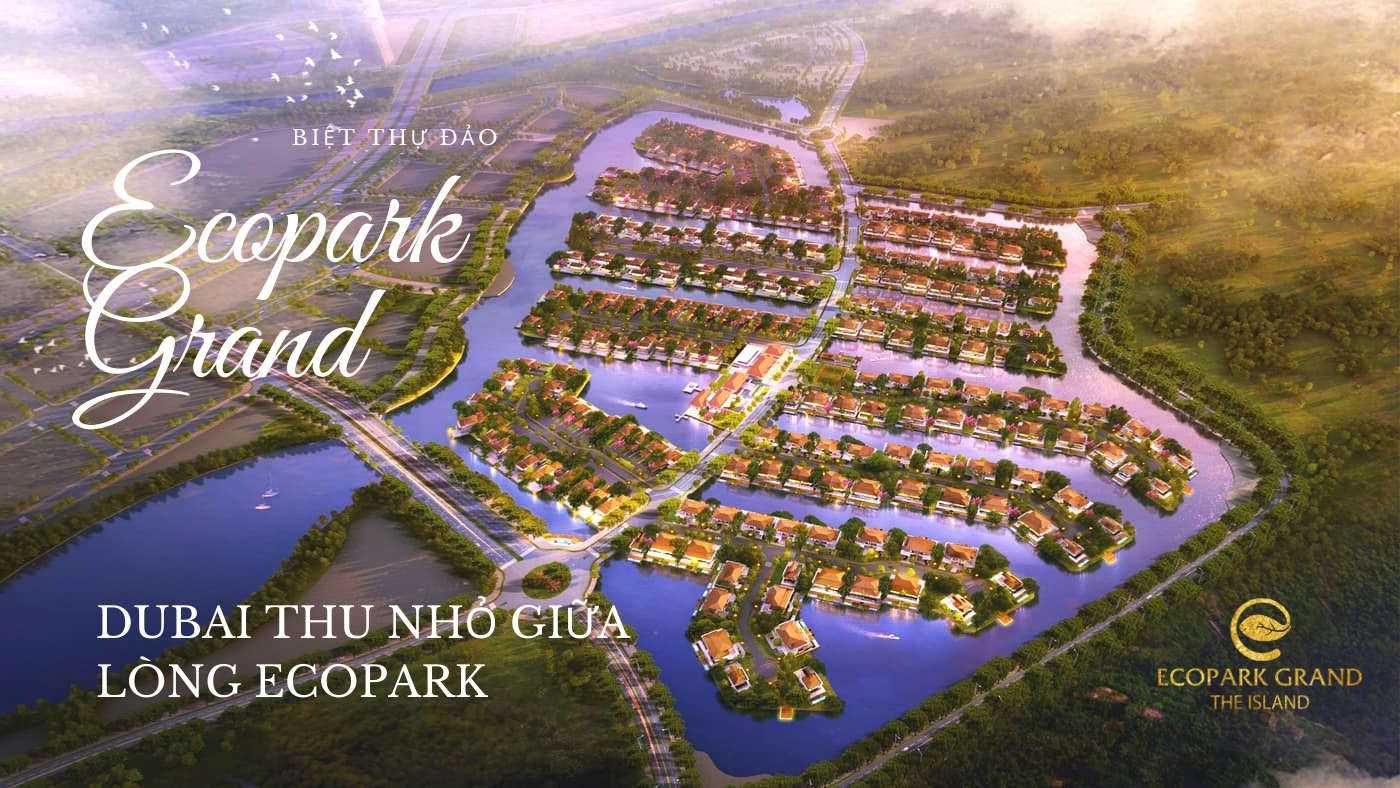 Hinh anh thuc te biet thu dao Ecopark moi nhat