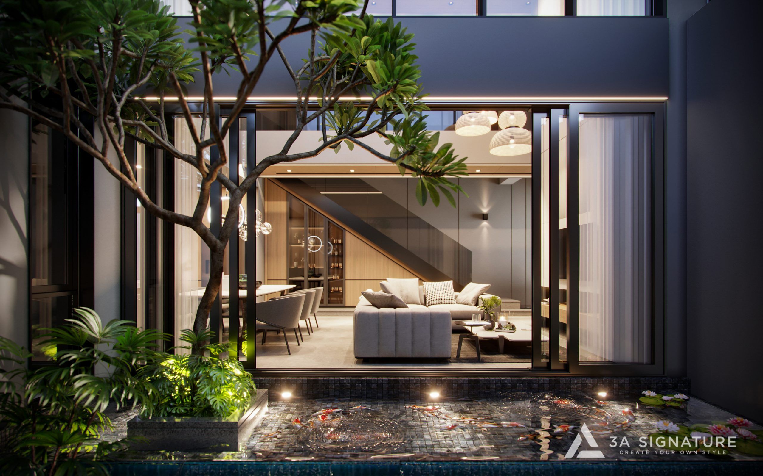 Mau biet thu thiet ke phong cach Tropical Modern H Villa 1