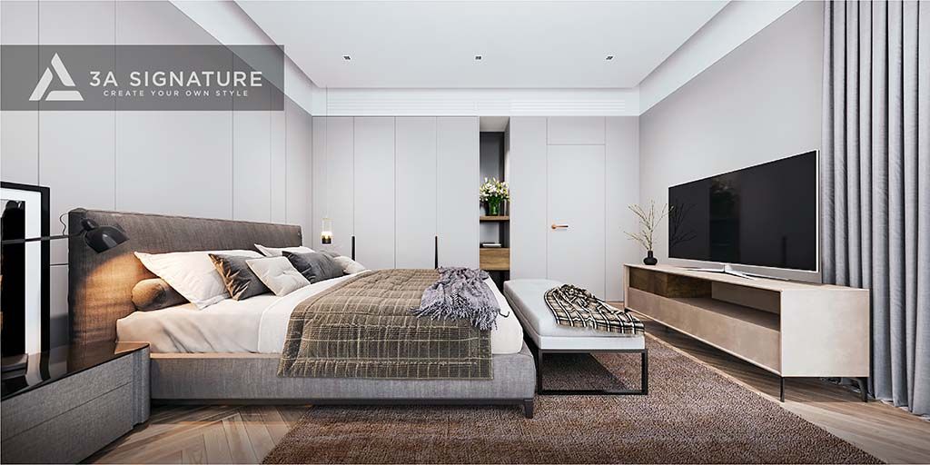 tham-phong-ngu-mau-nau-dat-xanh-reu-tao-diem-nhan-ket-noi-khong-gian-voi-thien-nhien-ben-ngoai-mang-lai-cam-giac-am-ap-thu-thai