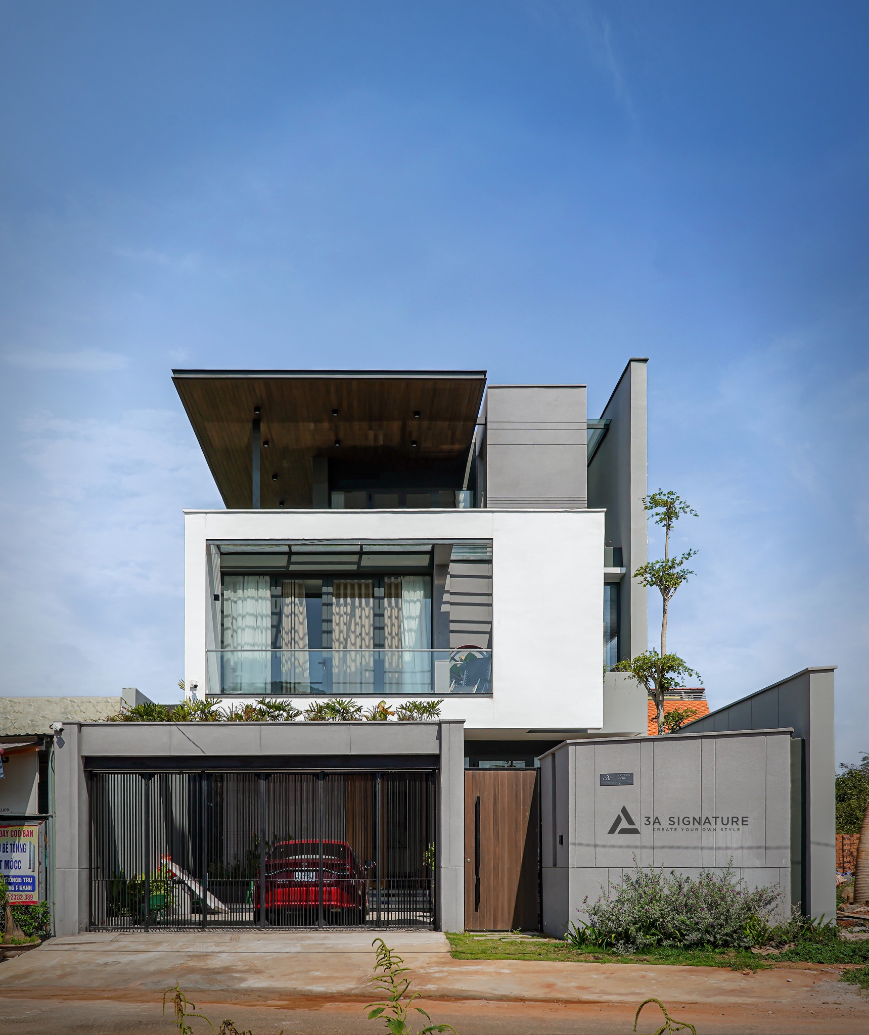 Mau thiet ke thi cong biet thu hien dai Tropical modern thuc te H Villa BRVT 35