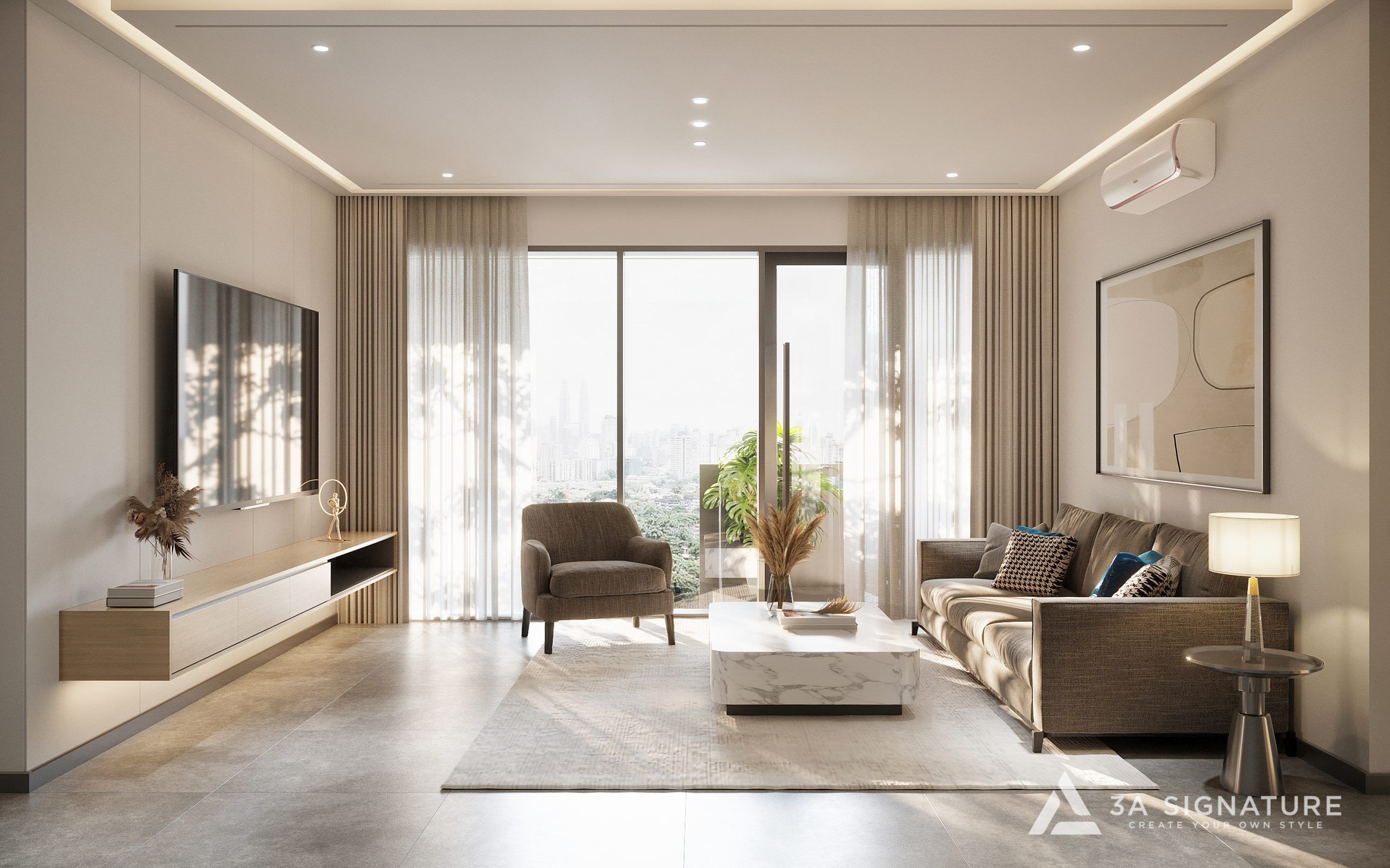 anh-sang-tu-nhien-va-den-am-tran-giup-toi-uu-khong-gian-phong-khach-nho-mo-rong-thi-giac-tao-cam-giac-thoang-dang-am-cung