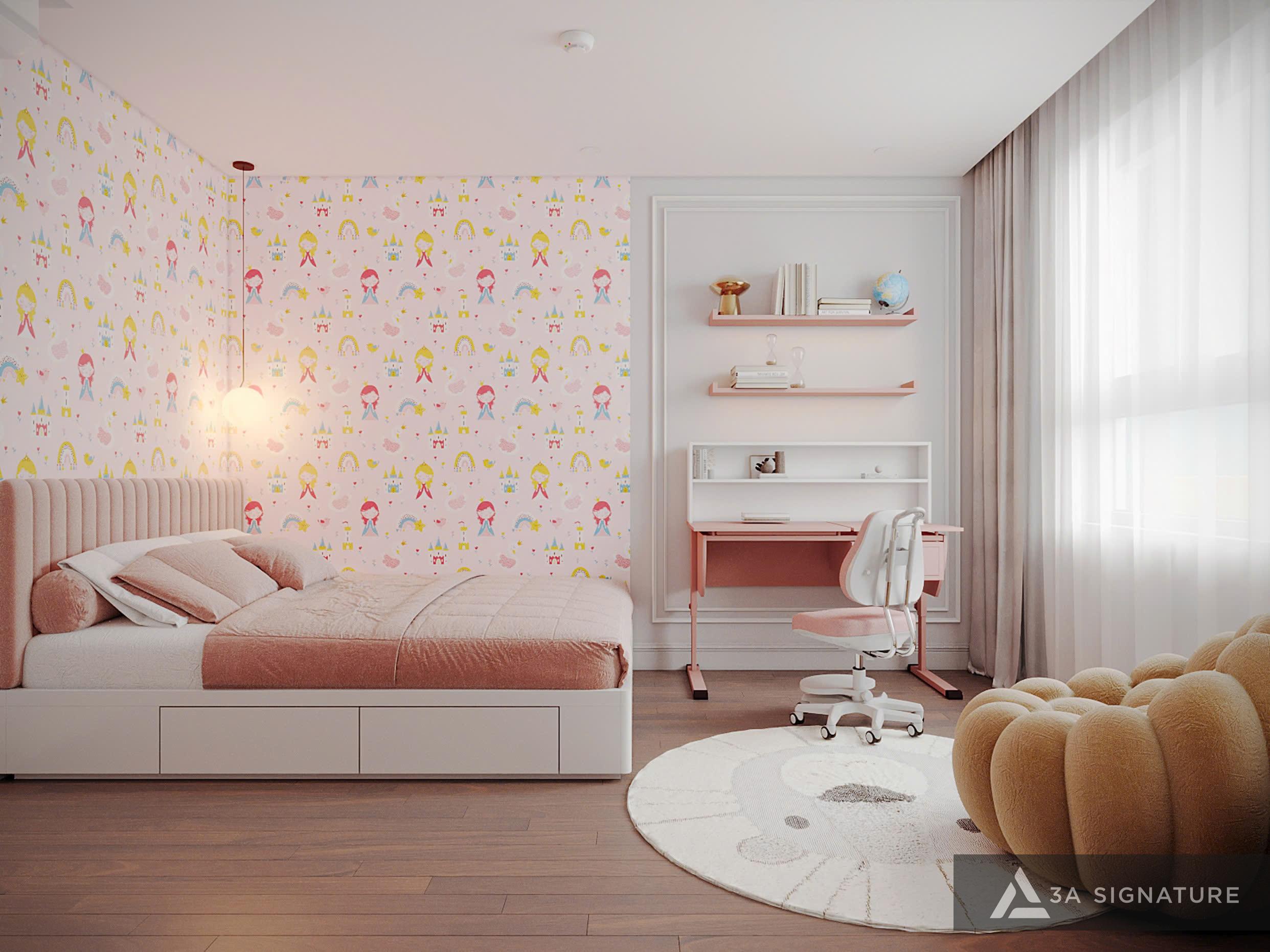 Nội Thất Phòng Ngủ Trẻ Em: Nguyên Tắc Thiết Kế Sáng Tạo Giúp Bé Phát Triển Toàn Diện PC 21