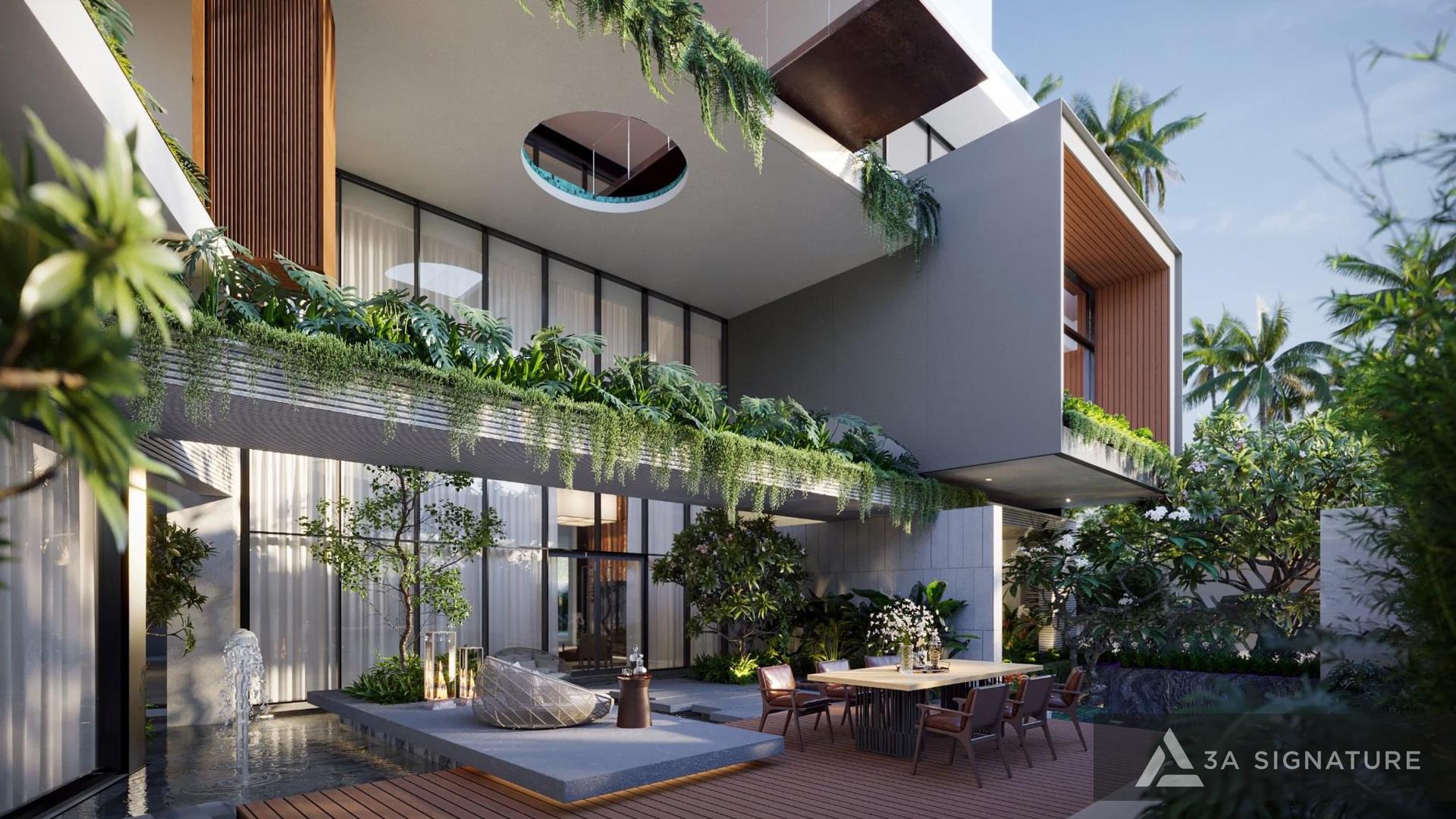 Dịch Vụ Thiết Kế Sunset villa Nha Trang kien truc biet thu nghi duong hien dai 1