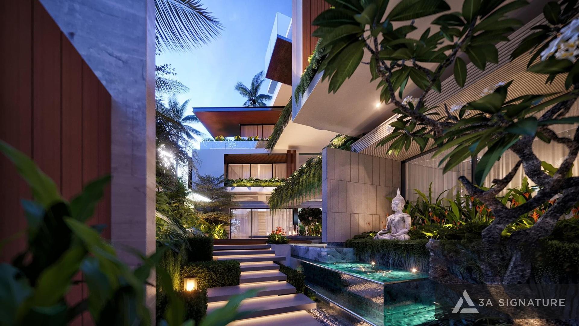Dịch Vụ Thiết Kế Sunset villa Nha Trang kien truc biet thu nghi duong hien dai 2