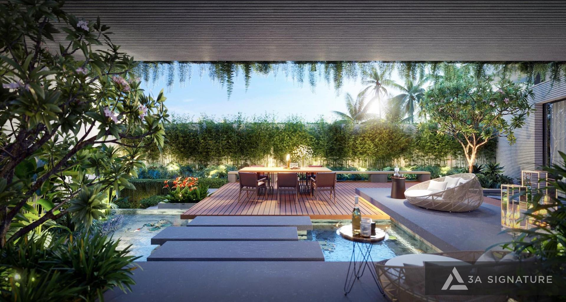 Dịch Vụ Thiết Kế Sunset villa Nha Trang kien truc biet thu nghi duong hien dai 3