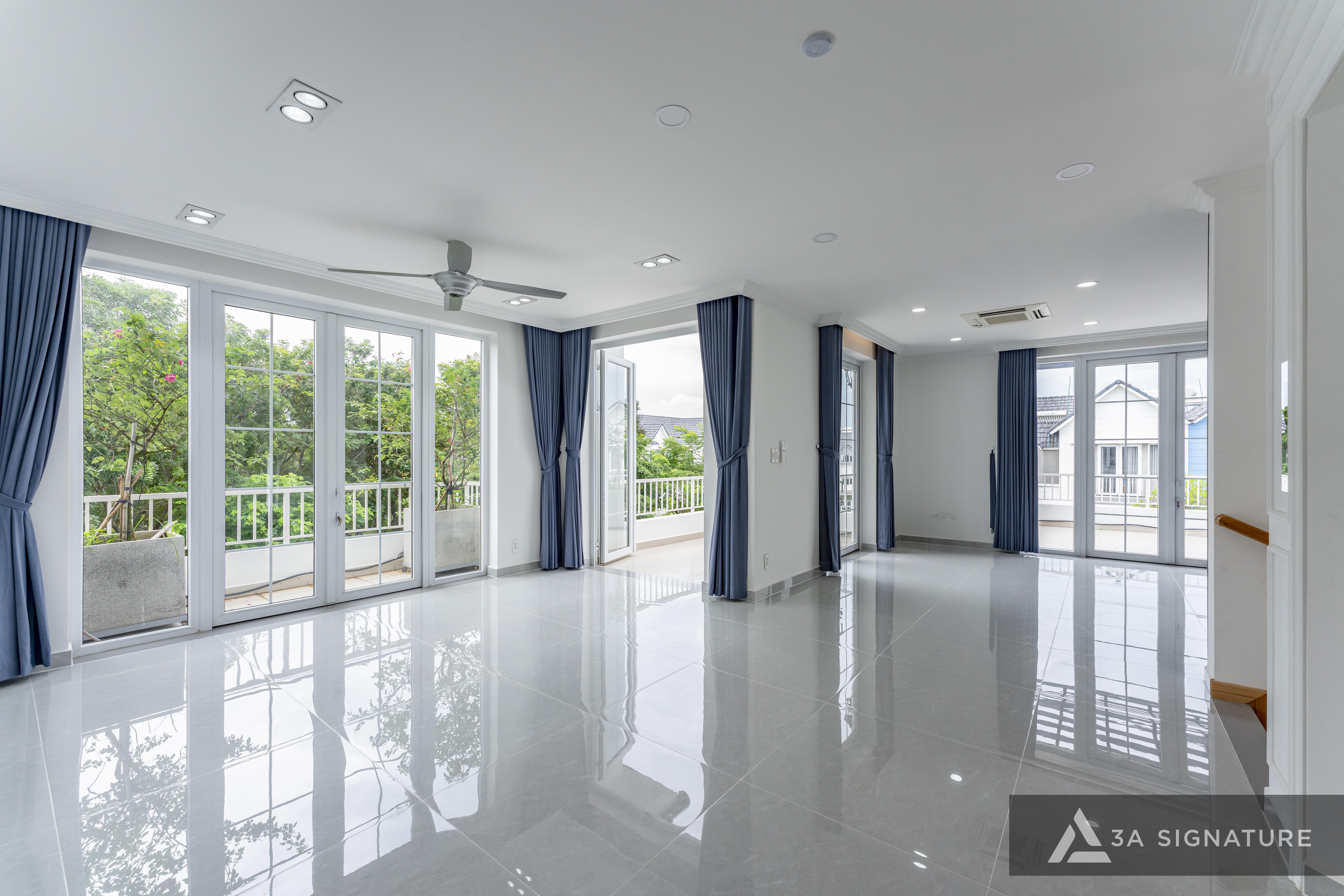 Thiet ke thi cong biet thu Penthouse - villa cao cap Park Riverside Penthouse Q7 TPHCM