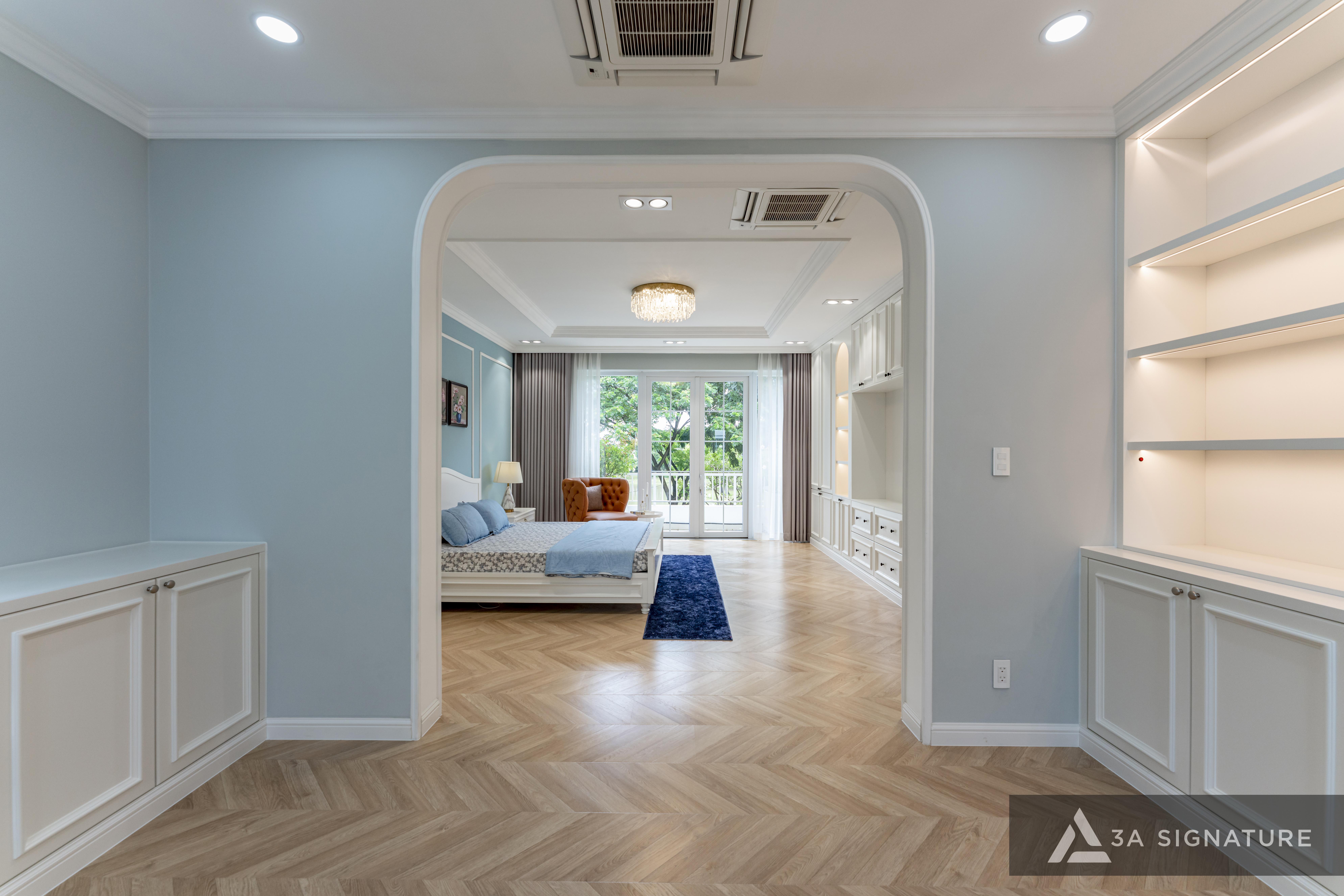 Thiet ke thi cong biet thu Penthouse - villa cao cap Park Riverside Penthouse Q7 TPHCM